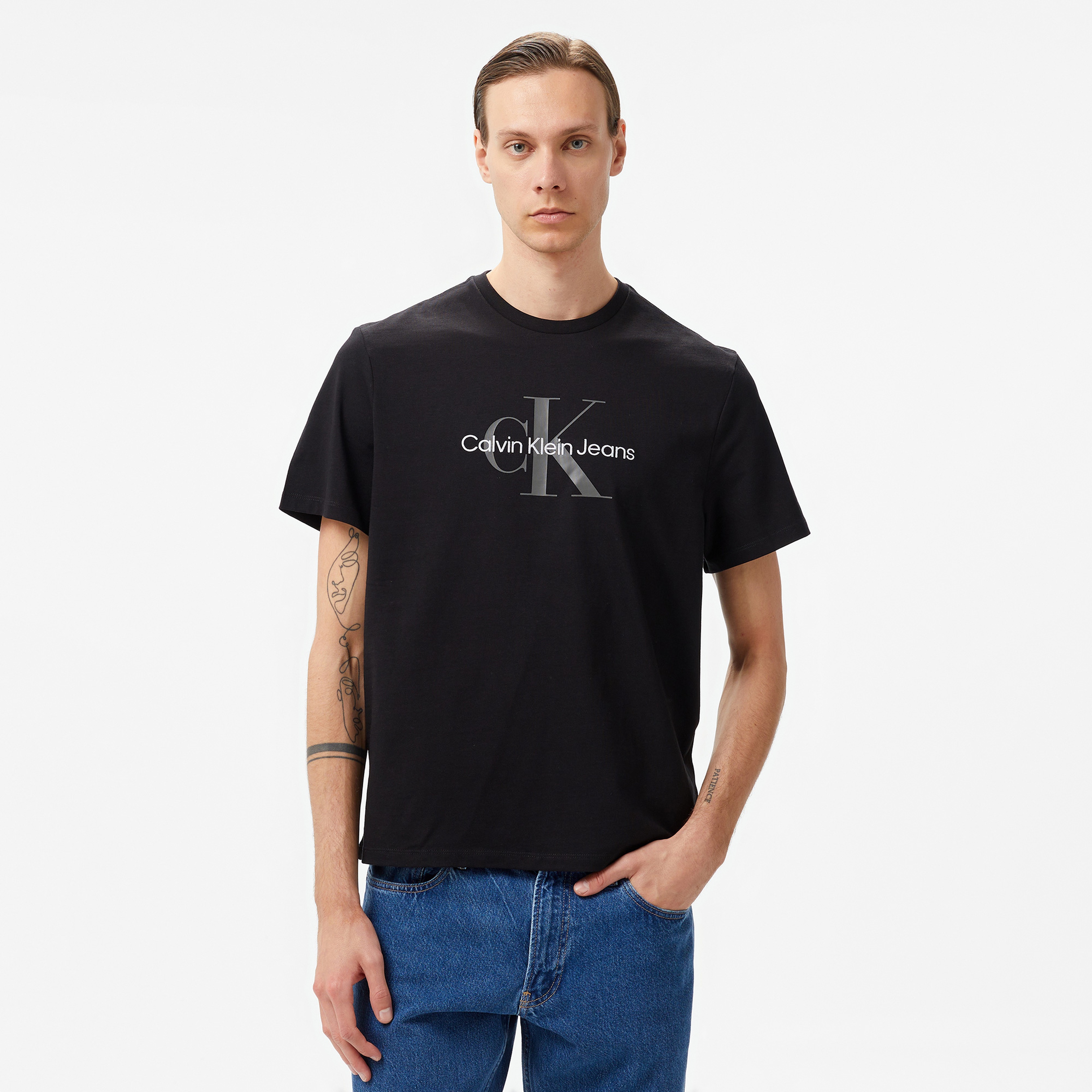Calvin Klein Jeans Erkek Siyah T-Shirt