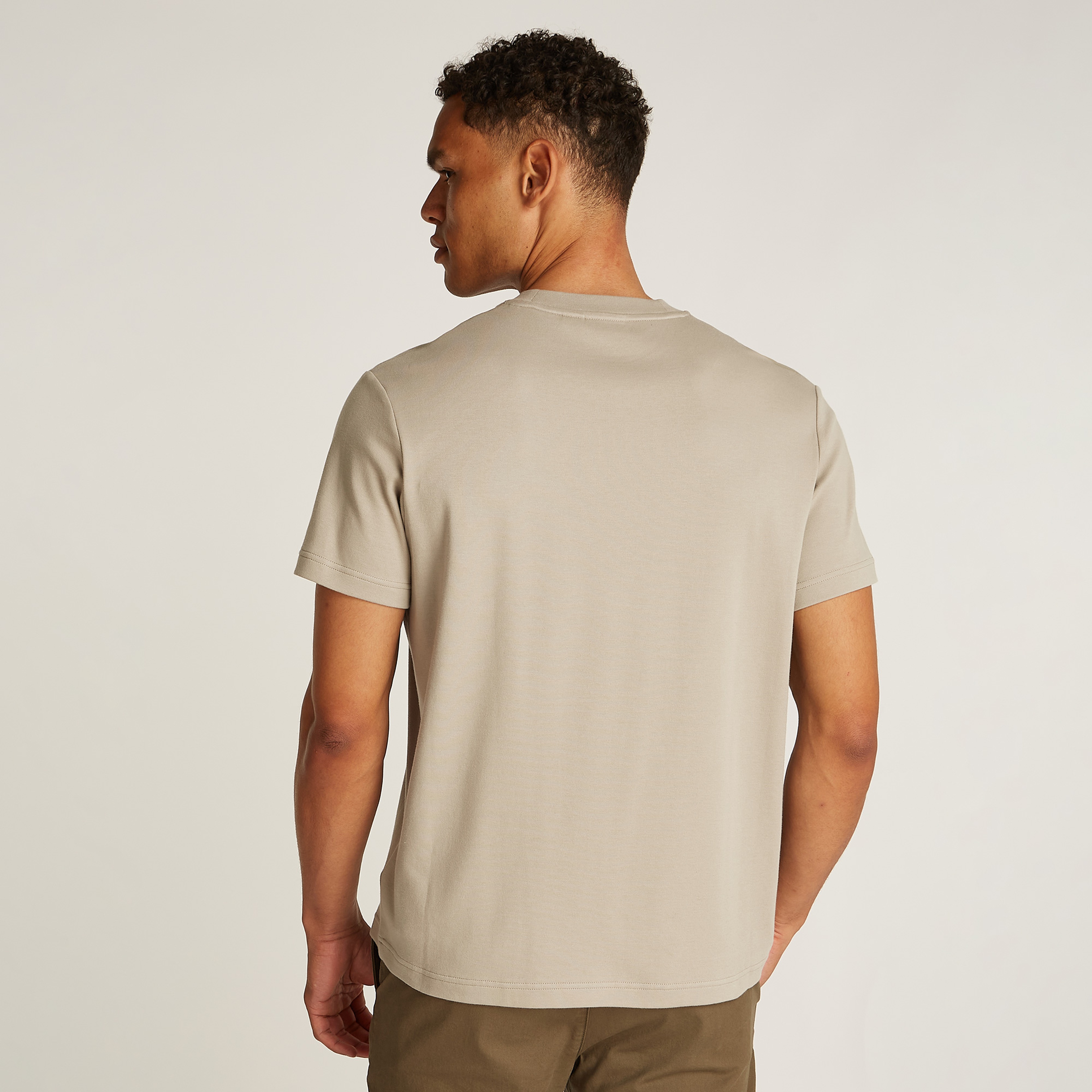 Calvin Klein Erkek Haki T-Shirt