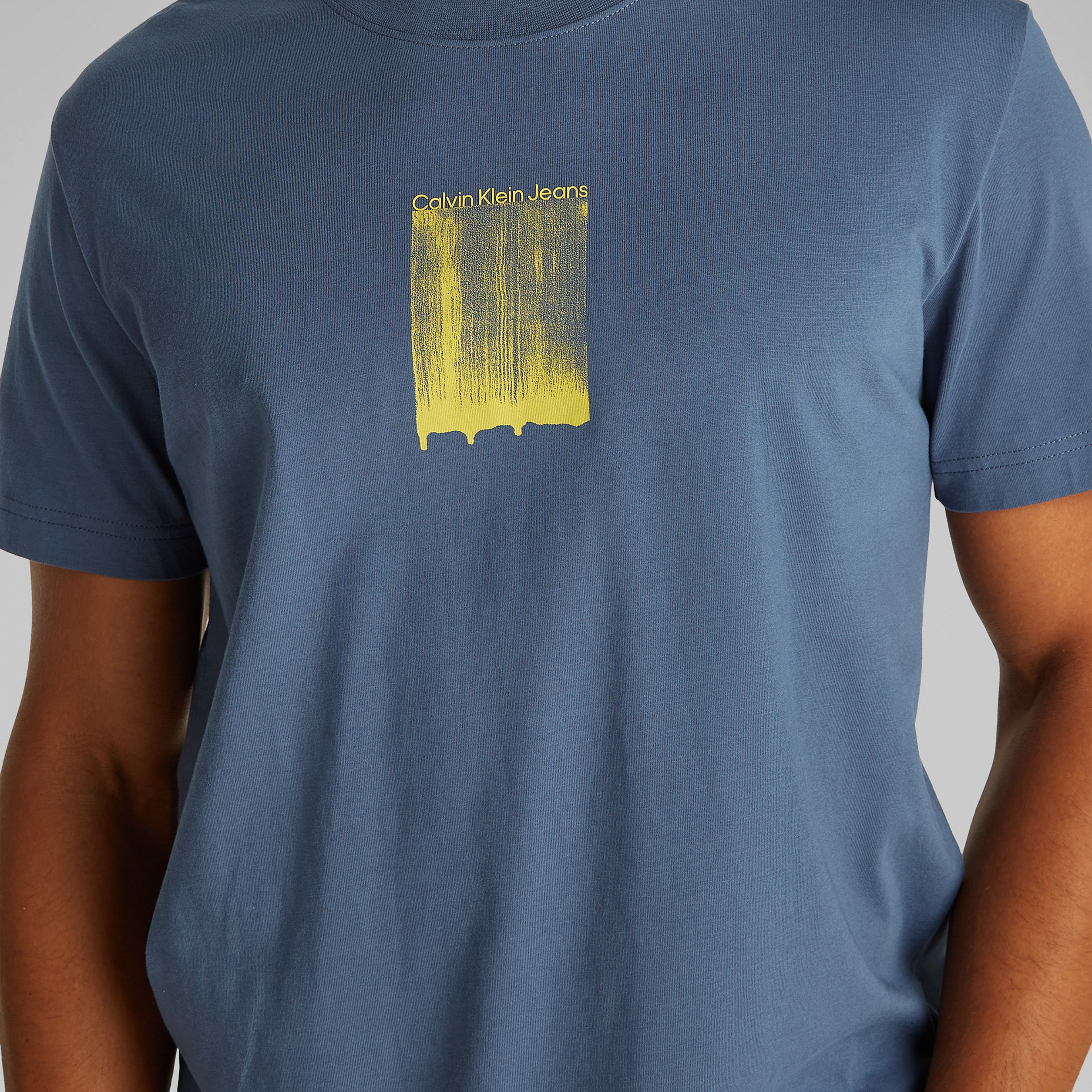 Calvin Klein Erkek Mavi T-Shirt