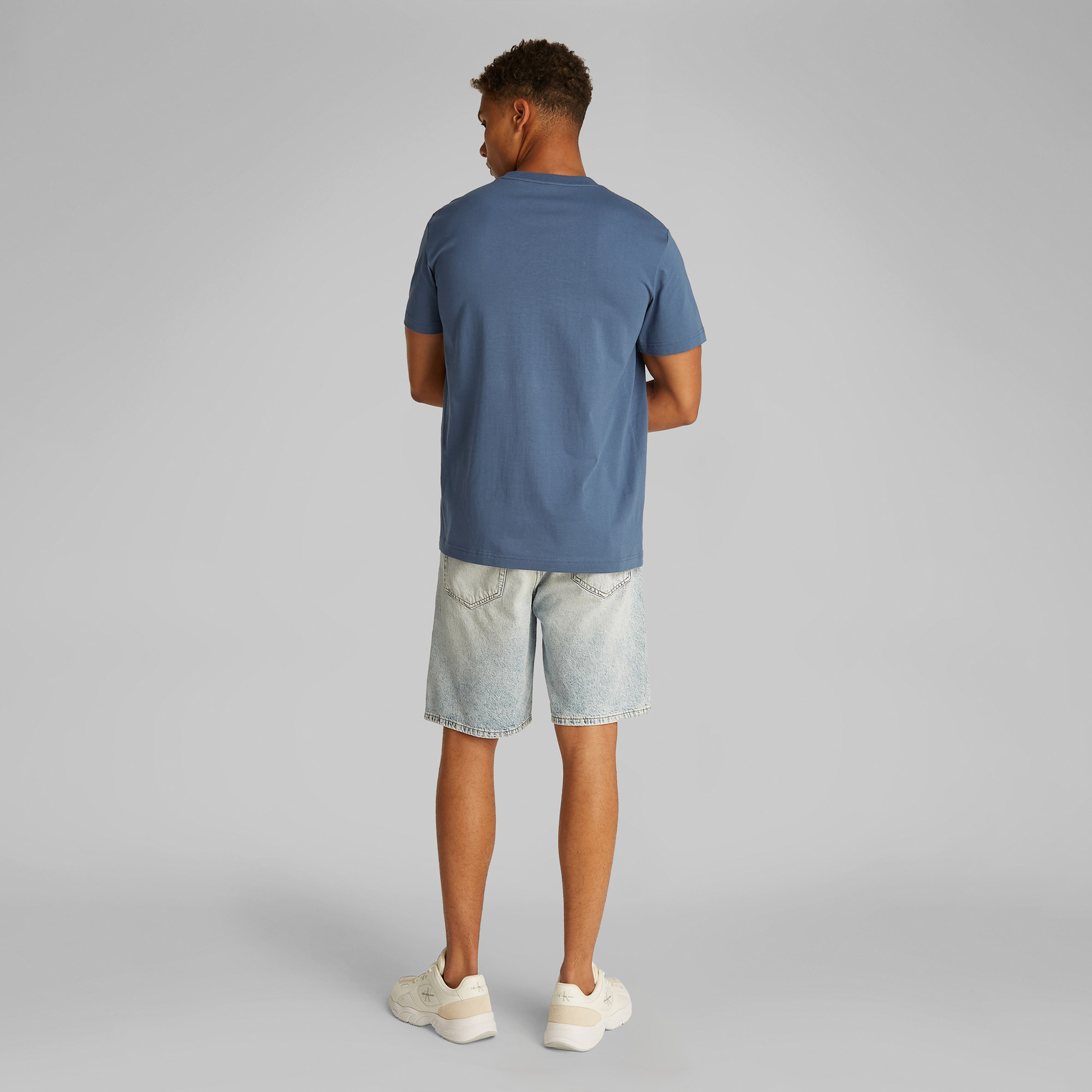 Calvin Klein Erkek Mavi T-Shirt