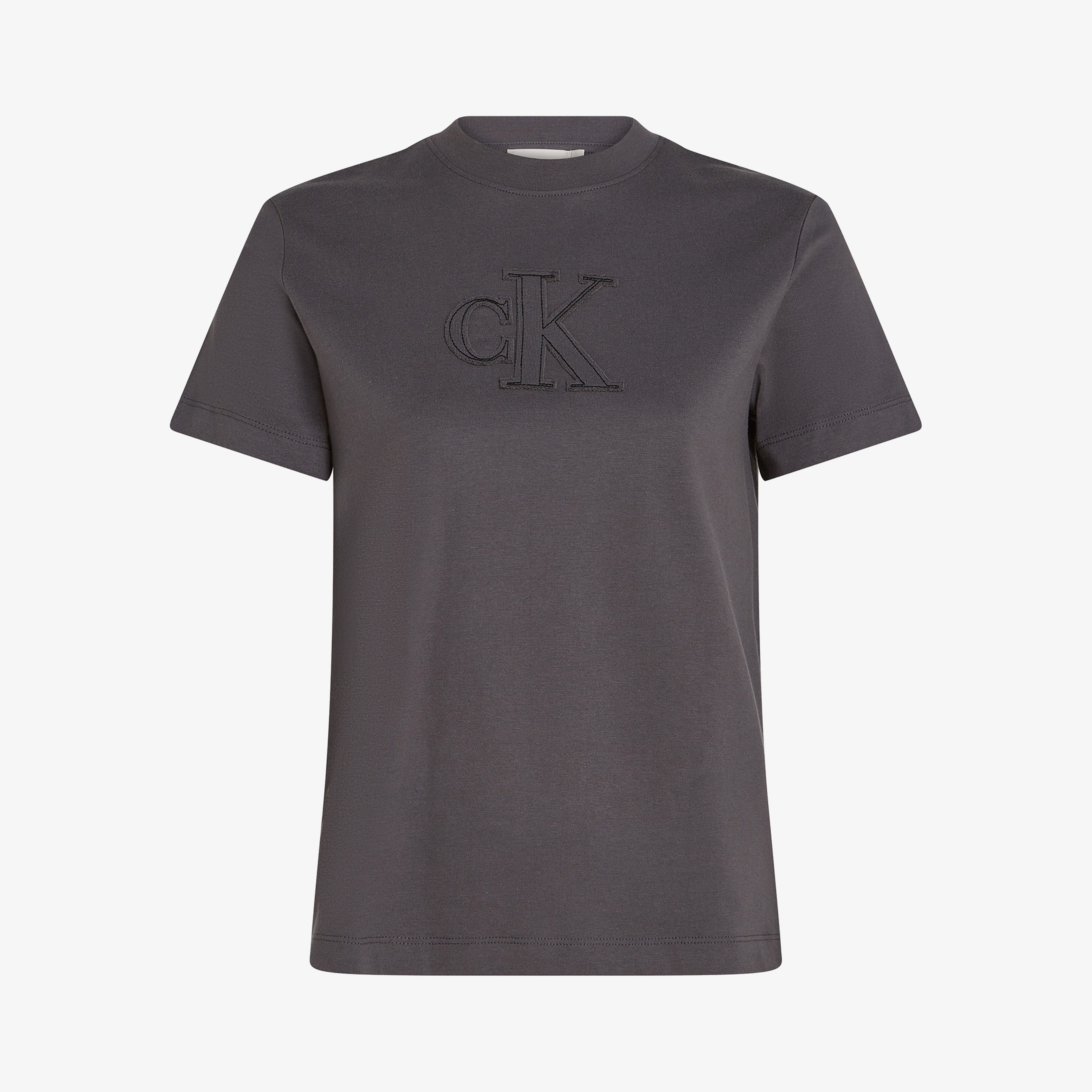 Calvin Klein Regular Kadın Gri T-Shirt