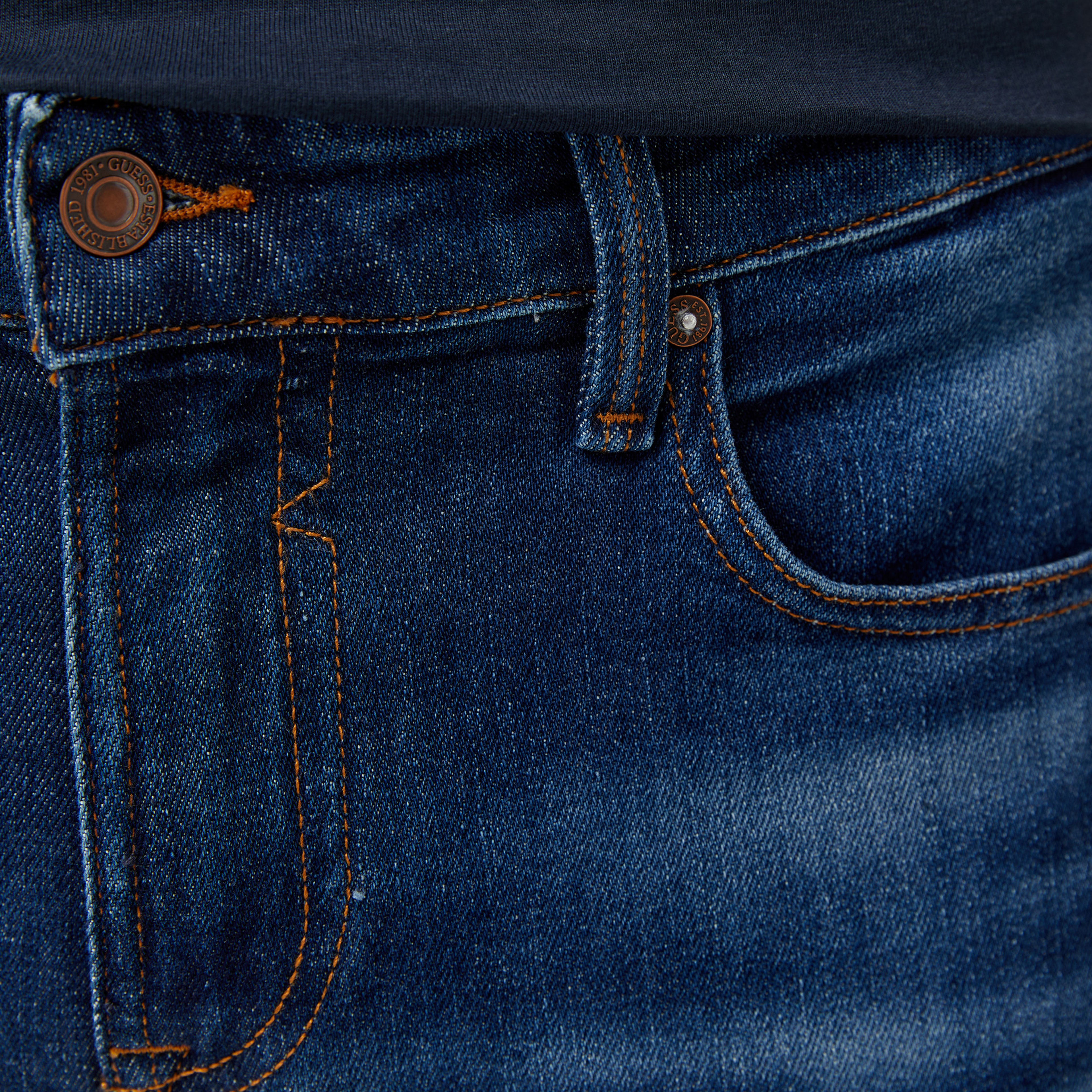 Guess Angels Eco New Carry Iı Erkek Lacivert Jean