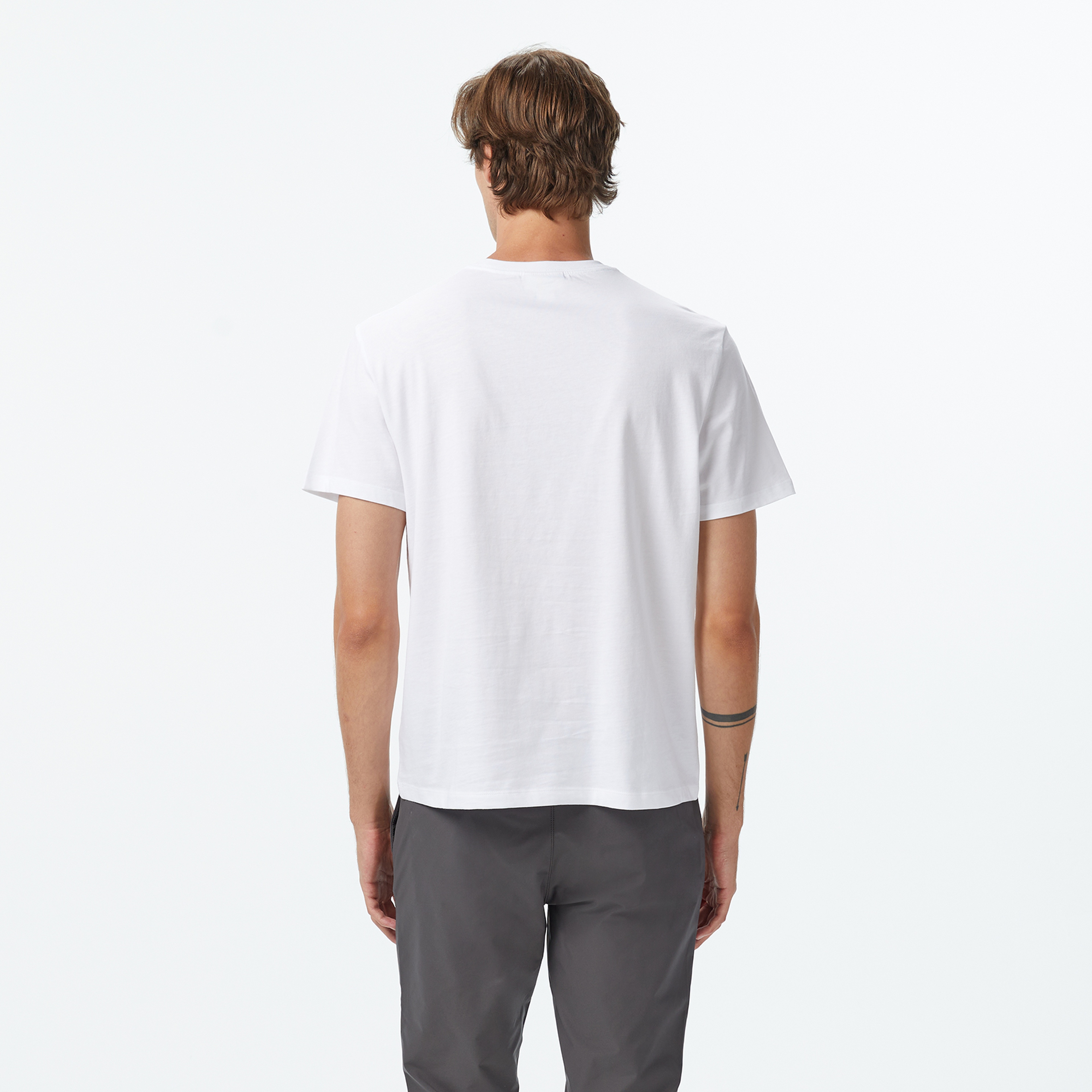 Calvin Klein Hero Monologo Erkek Beyaz T-Shirt