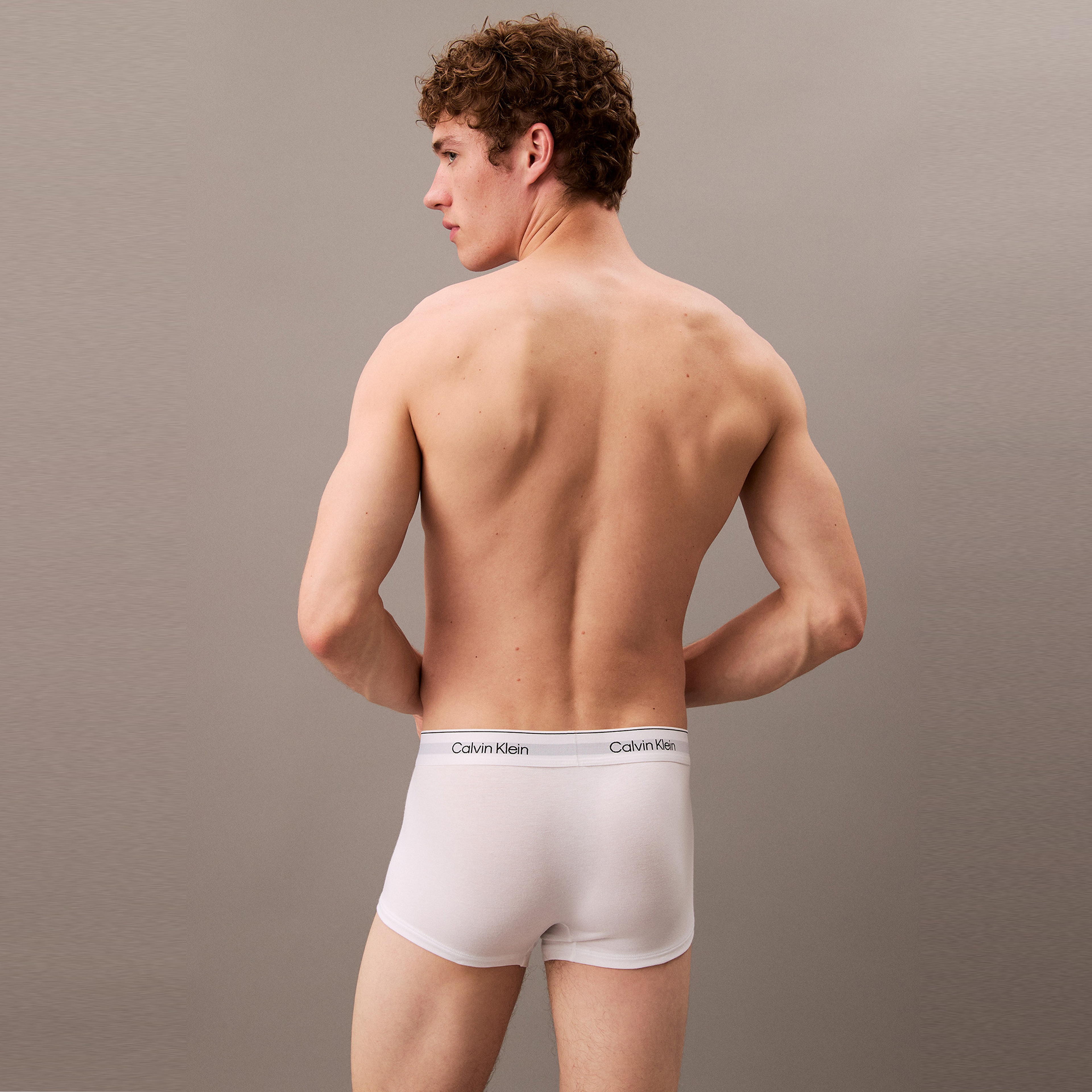 Calvin Klein Low Rise Trunk 3'lü Erkek Beyaz Boxer