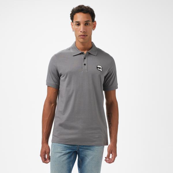 Karl Lagerfeld Erkek Gri Polo