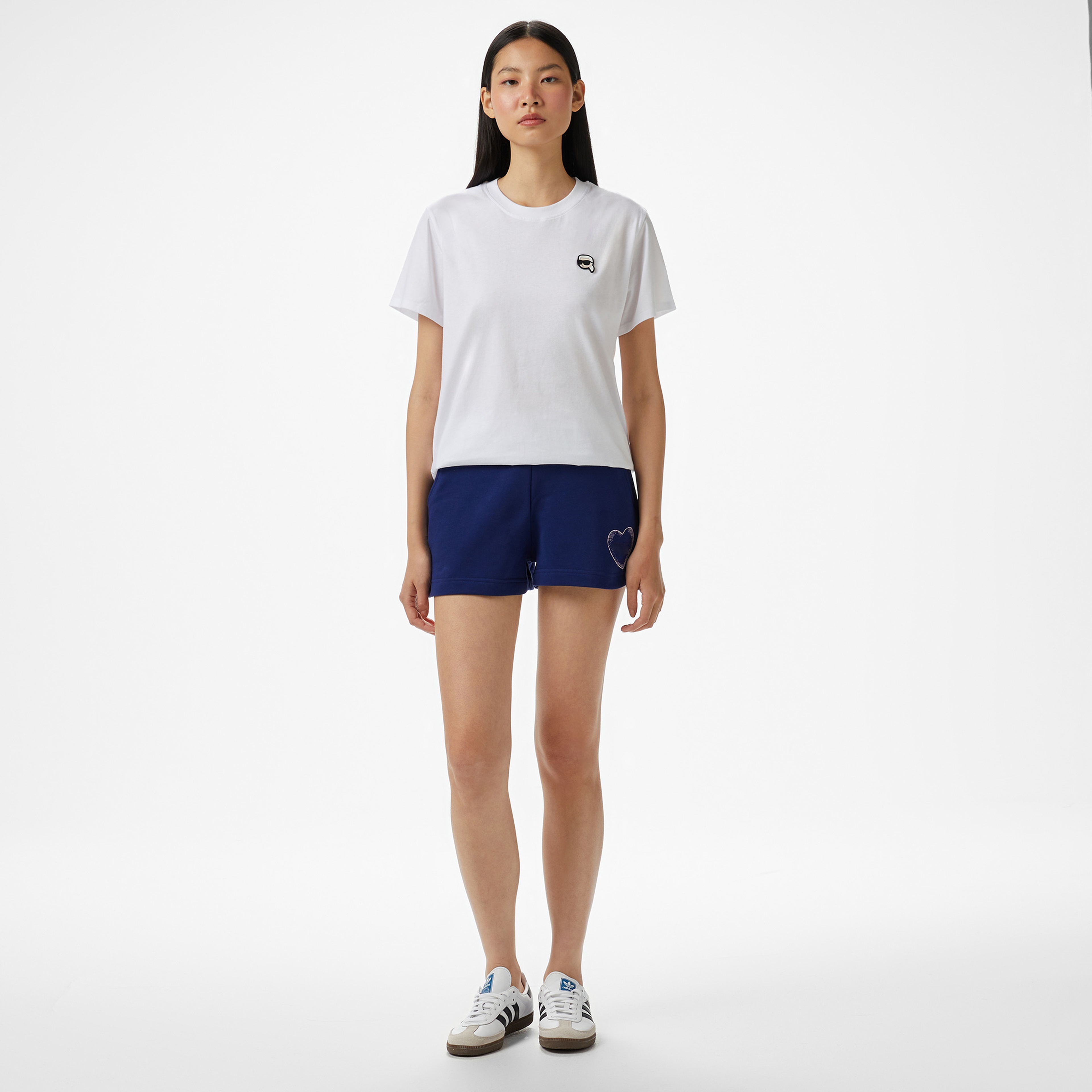 Karl Lagerfeld Kadın Beyaz T-Shirt