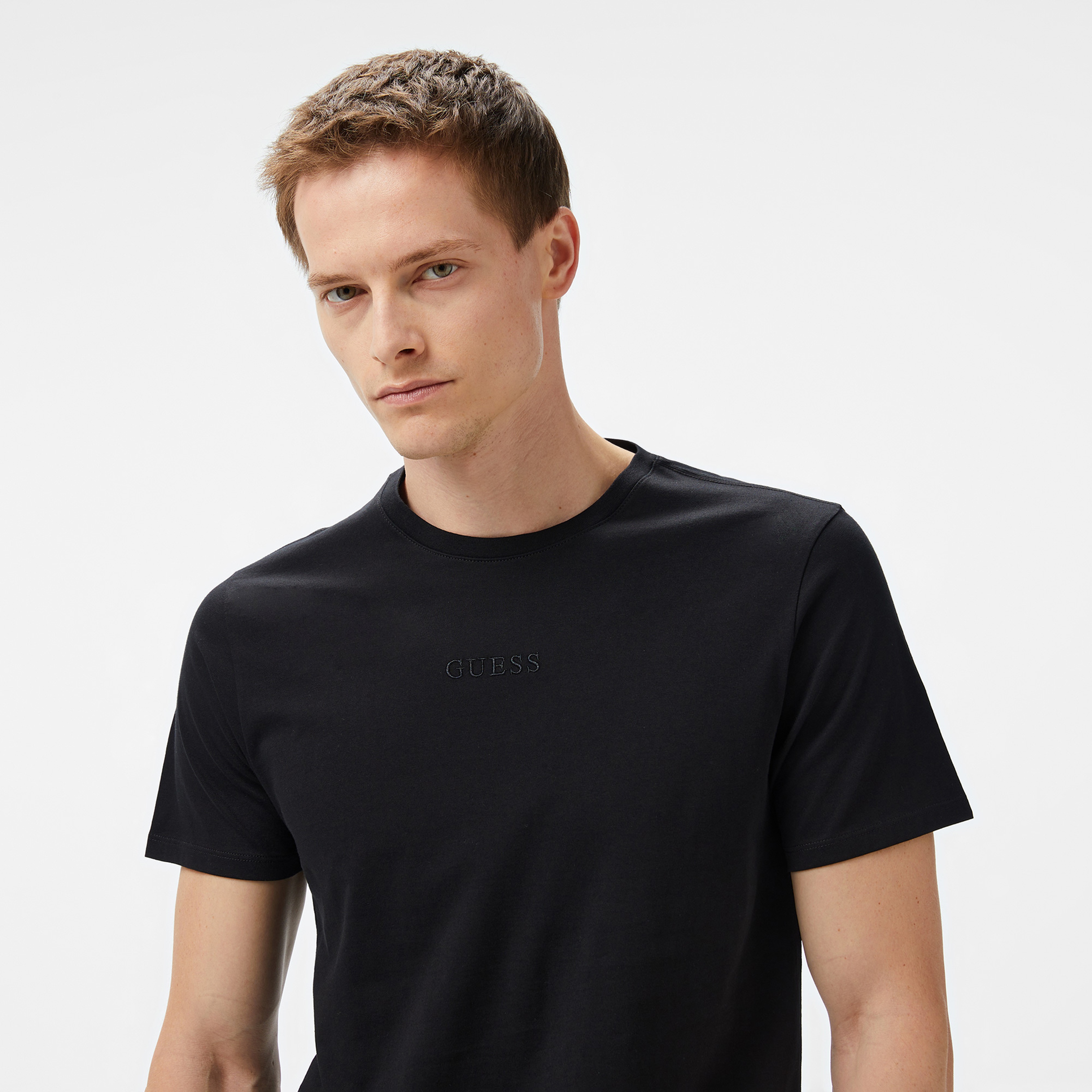 Guess Classic Erkek Siyah T-Shirt