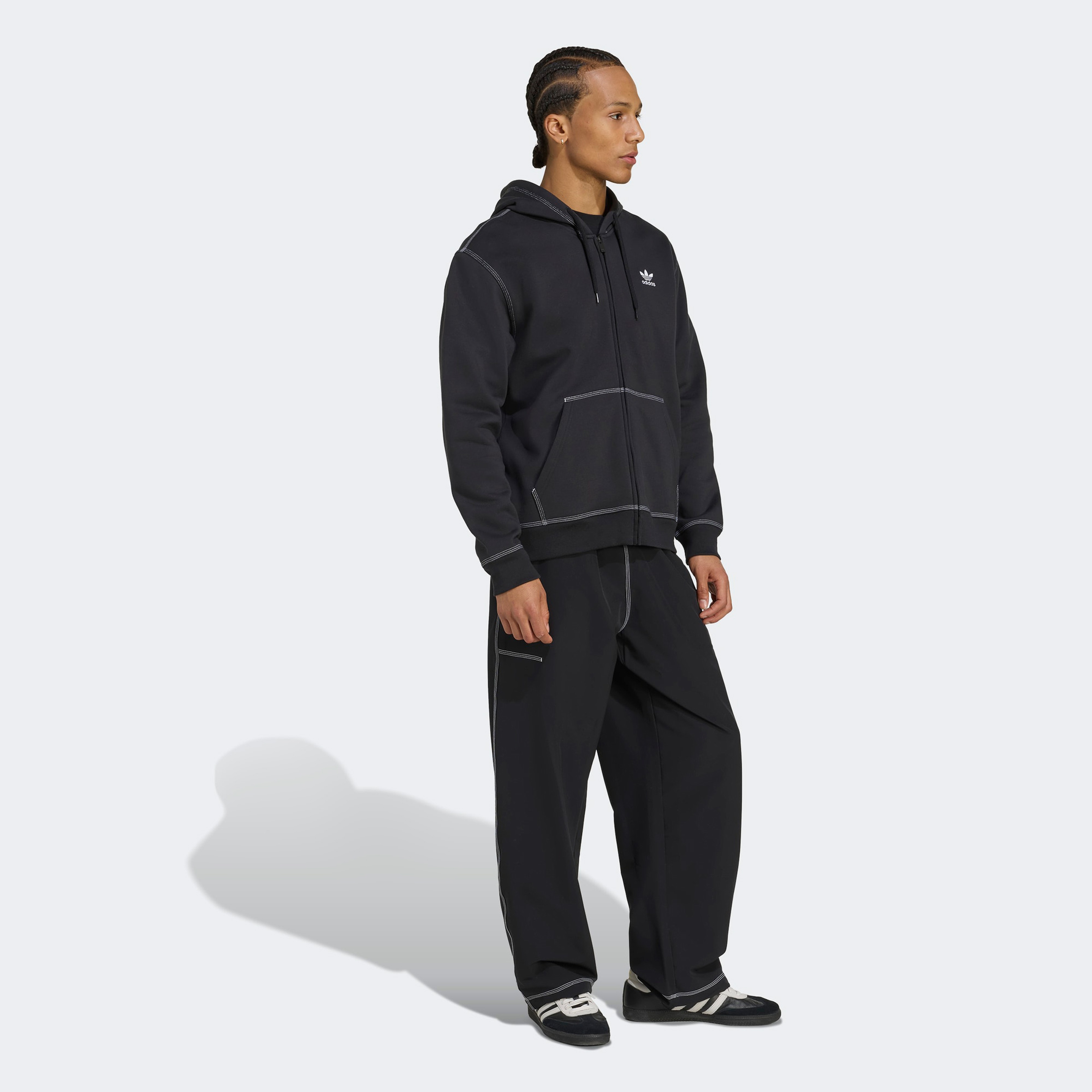 adidas Essentials Erkek Siyah Sweatshirt
