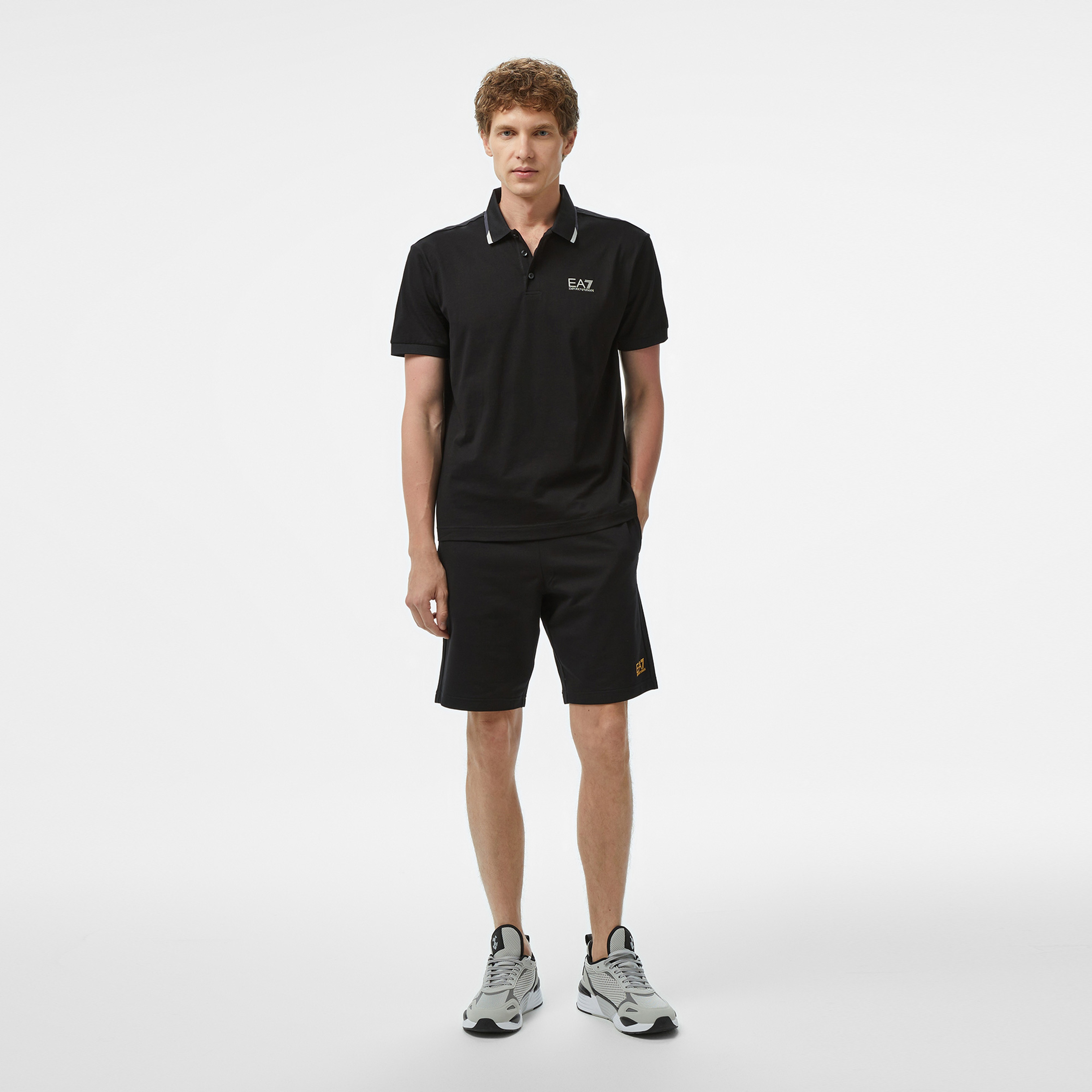 Ea7 Erkek Siyah Polo