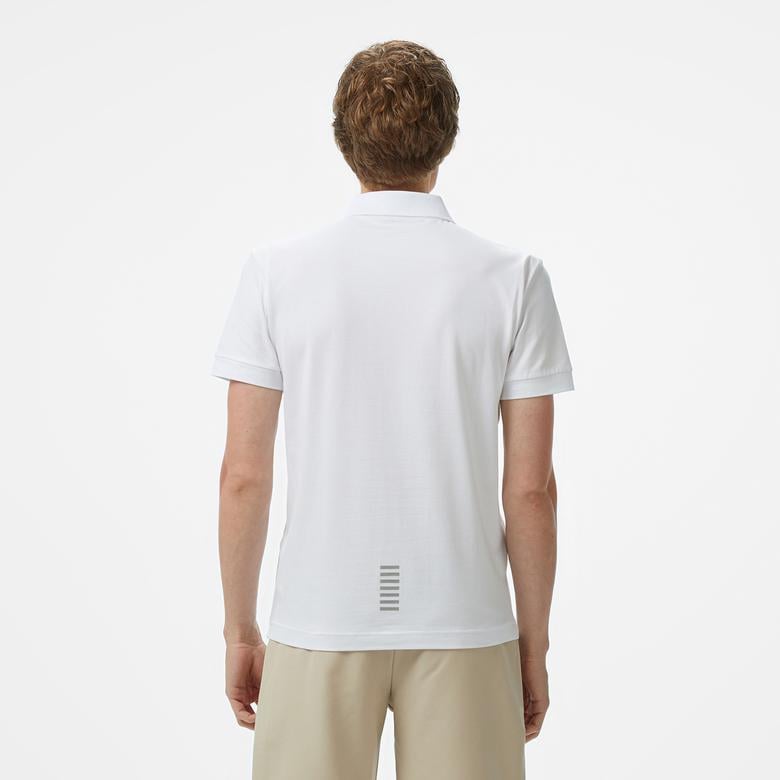 EA7 Classic Fit Erkek Beyaz Polo