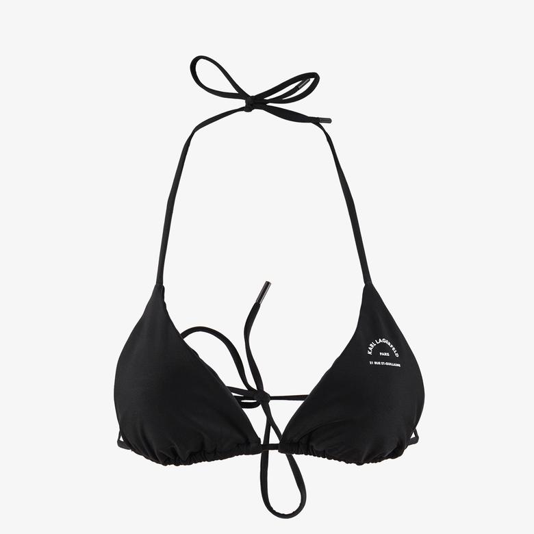 Karl Lagerfeld Kadın Siyah Bikini Üstü