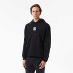 Calvin Klein Terry Box Graphic Erkek Siyah Sweatshirt