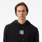 Calvin Klein Terry Box Graphic Erkek Siyah Sweatshirt