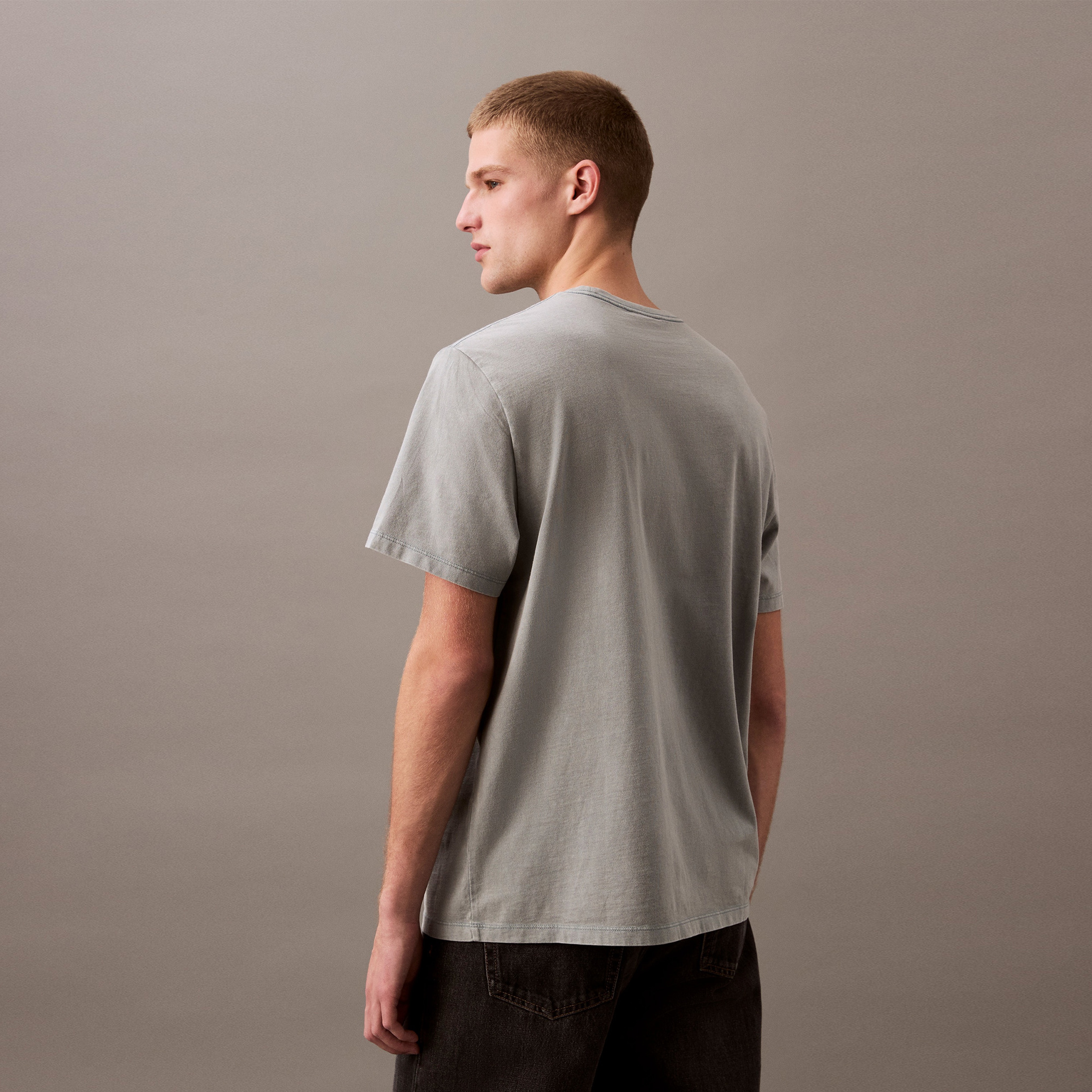 Calvin Klein Erkek Mavi T-Shirt