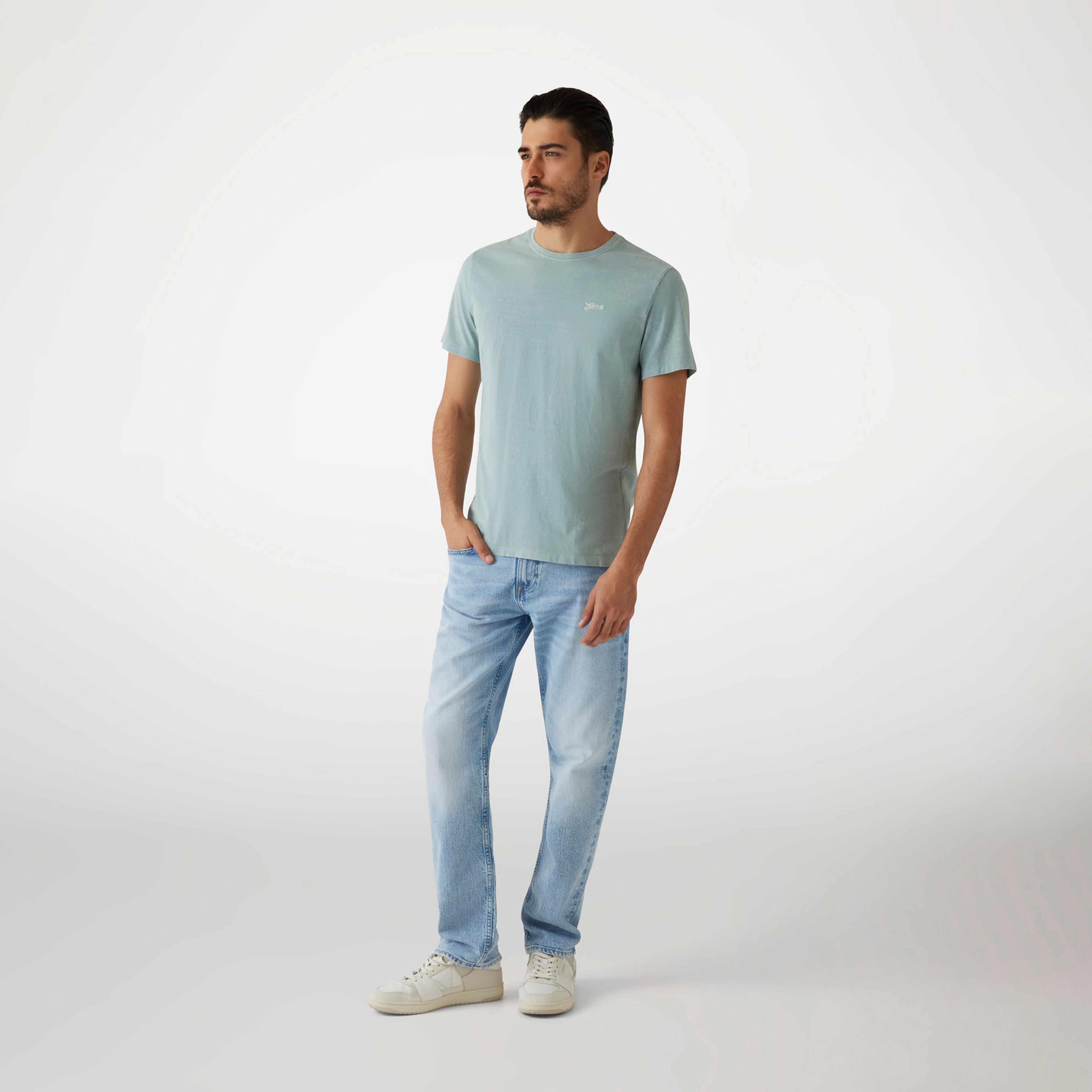 Guess Erkek Gri T-Shirt