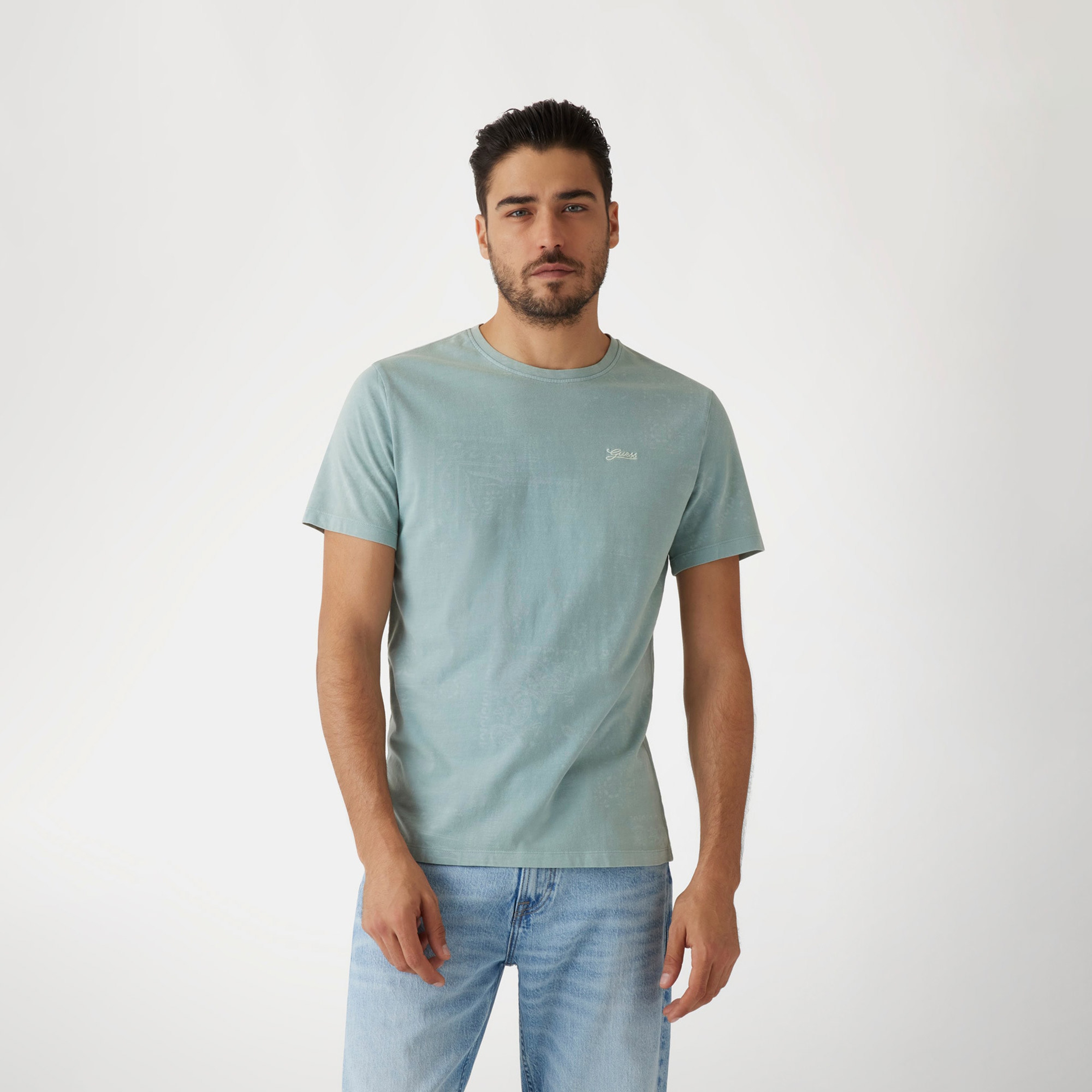 Guess Erkek Gri T-Shirt