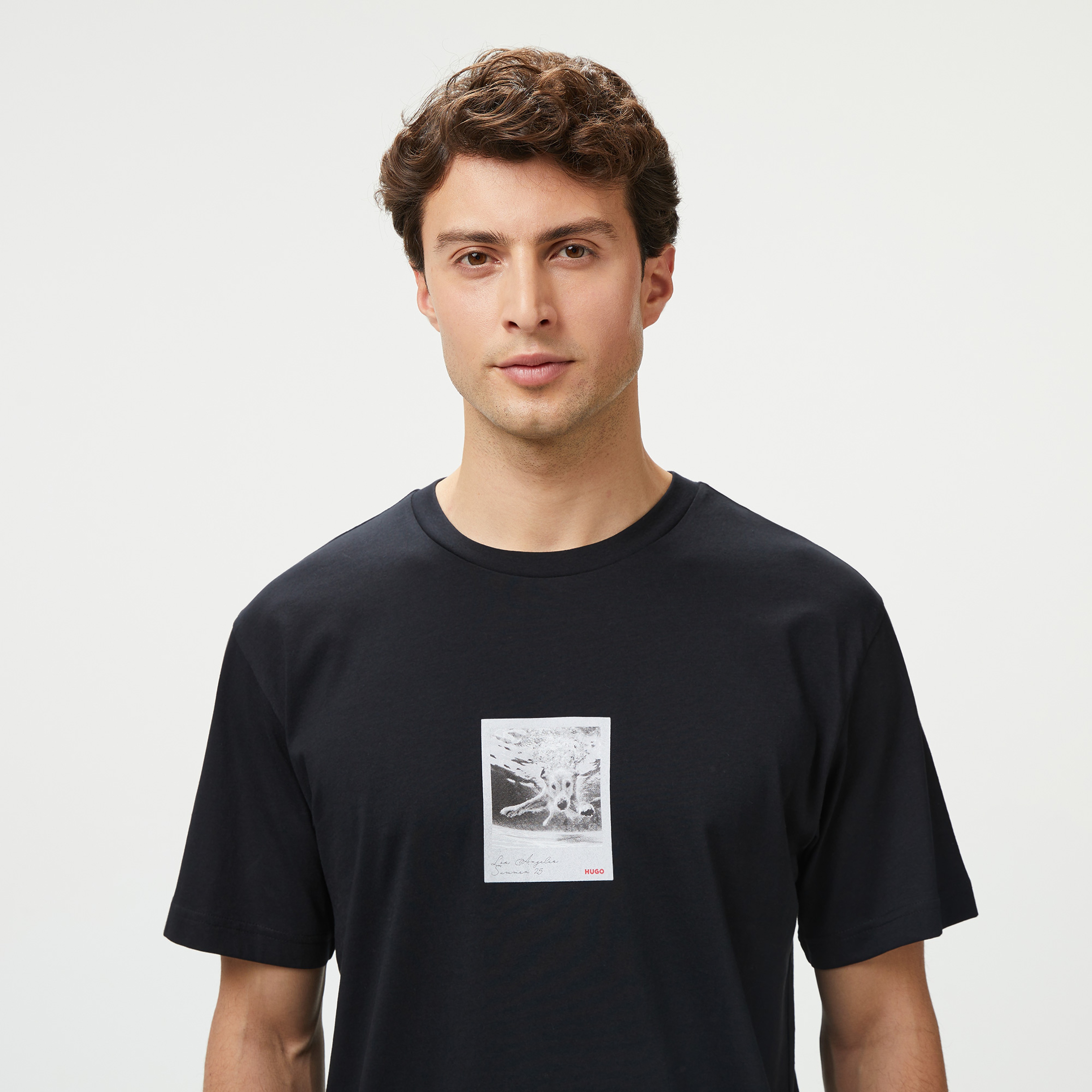 Hugo Darthy Erkek Siyah T-Shirt