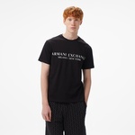Armani Exchange Erkek Siyah Bisiklet Yaka T-Shirt