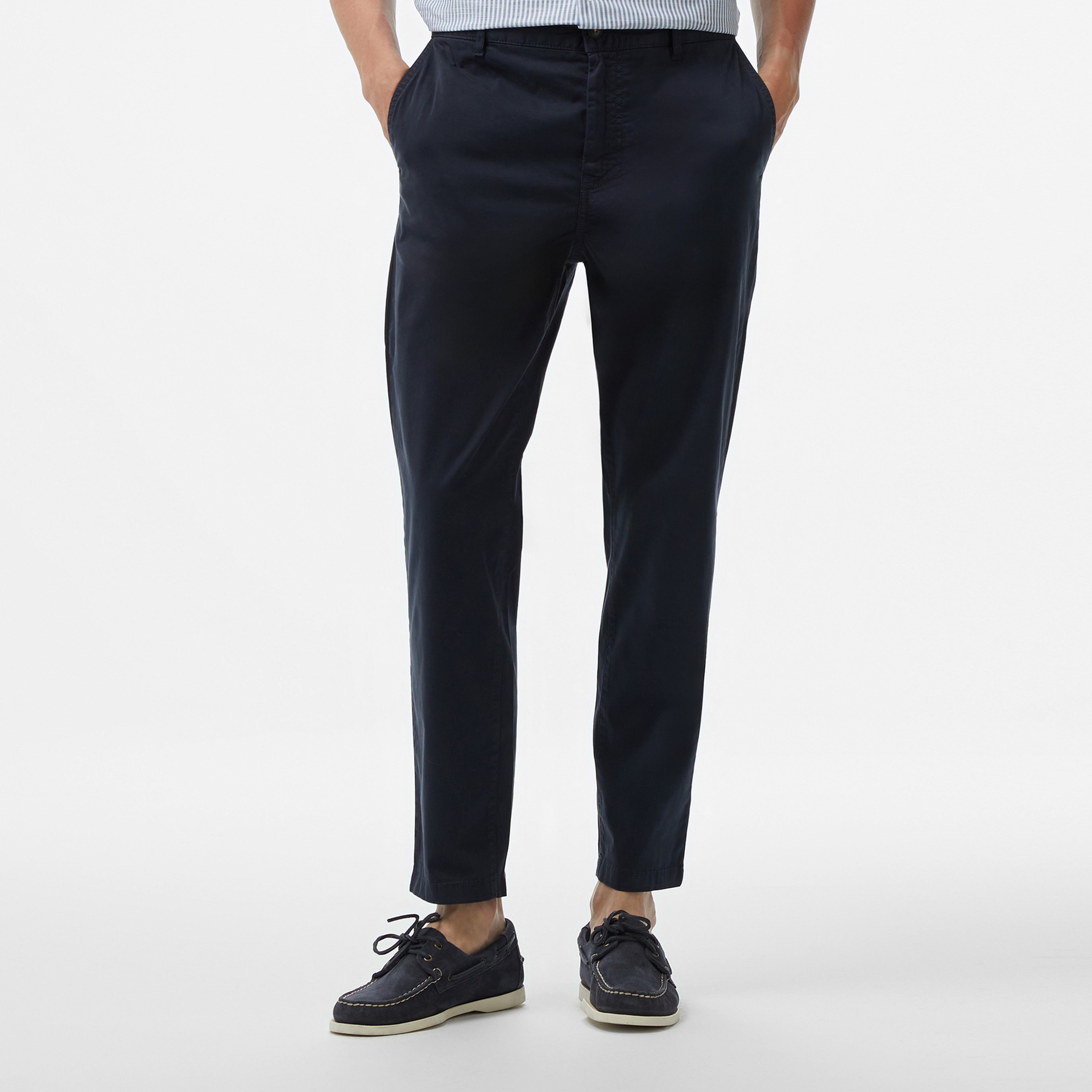 Boss Chino Tapered Erkek Lacivert Pantolon