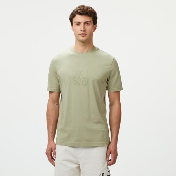 Hugo Dustress Erkek Yeşil T-Shirt