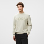 Boss Erkek Bej Sweatshirt