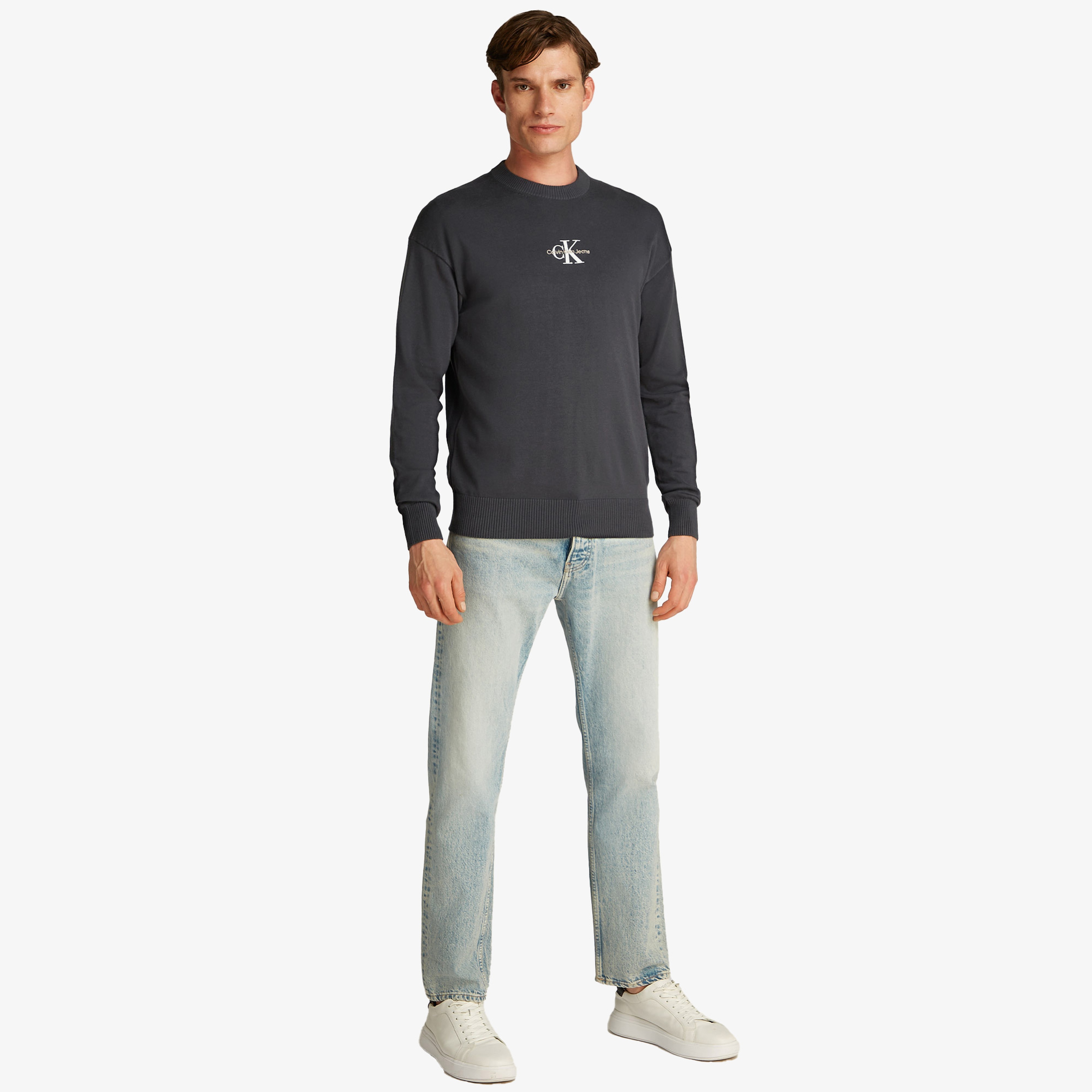 Calvin Klein Erkek Siyah Triko