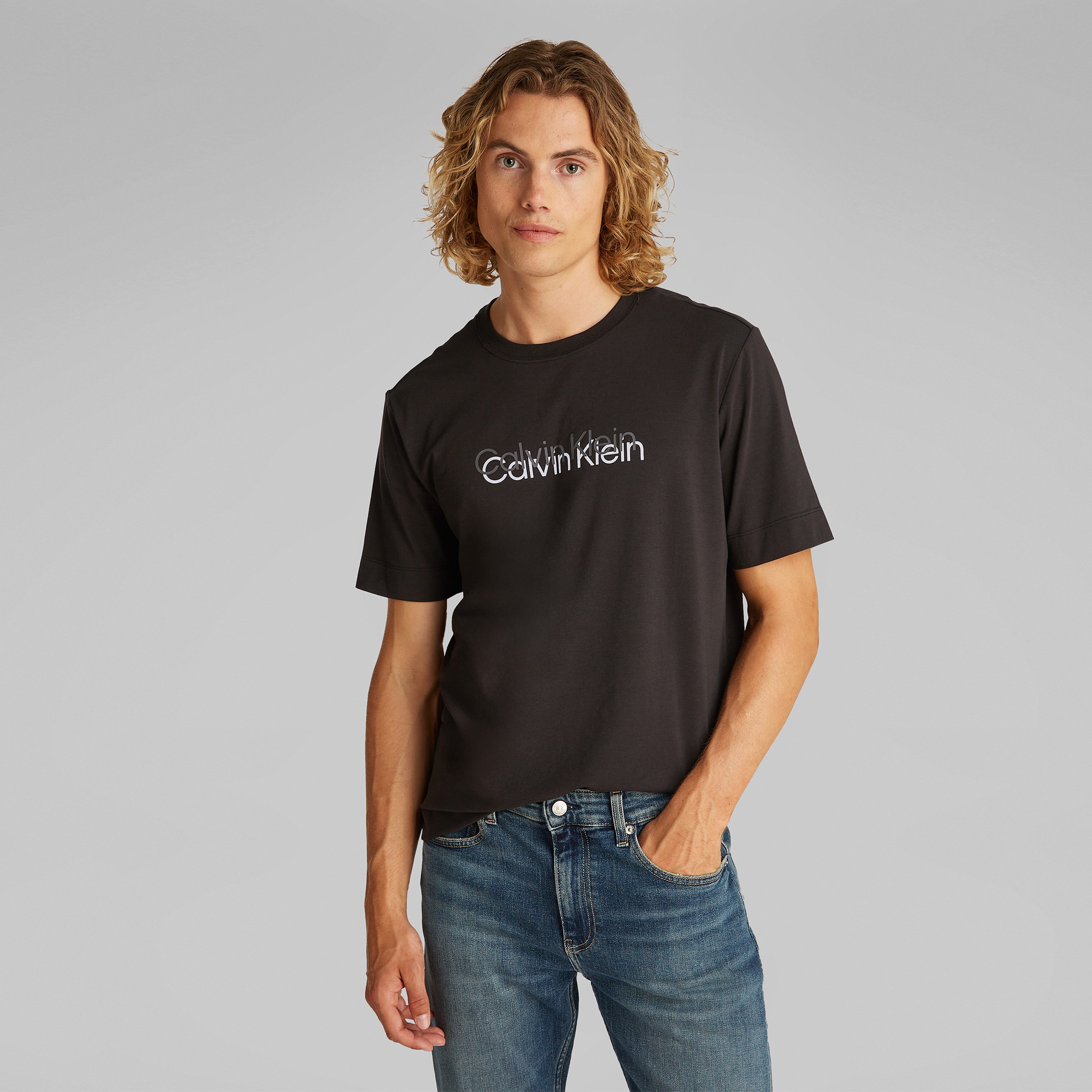 Calvin Klein Erkek Siyah T-Shirt