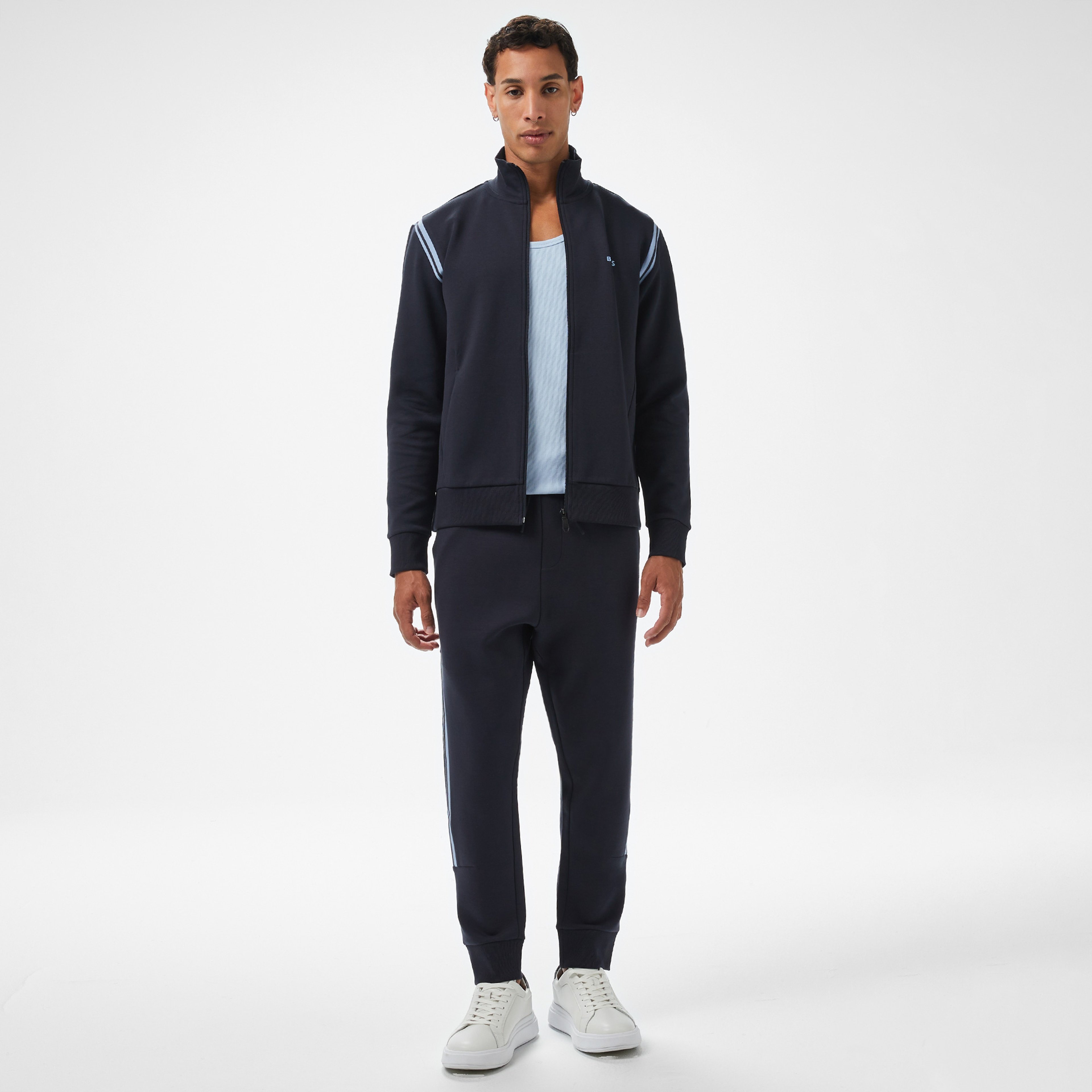 Boss Erkek Mavi Sweatshirt