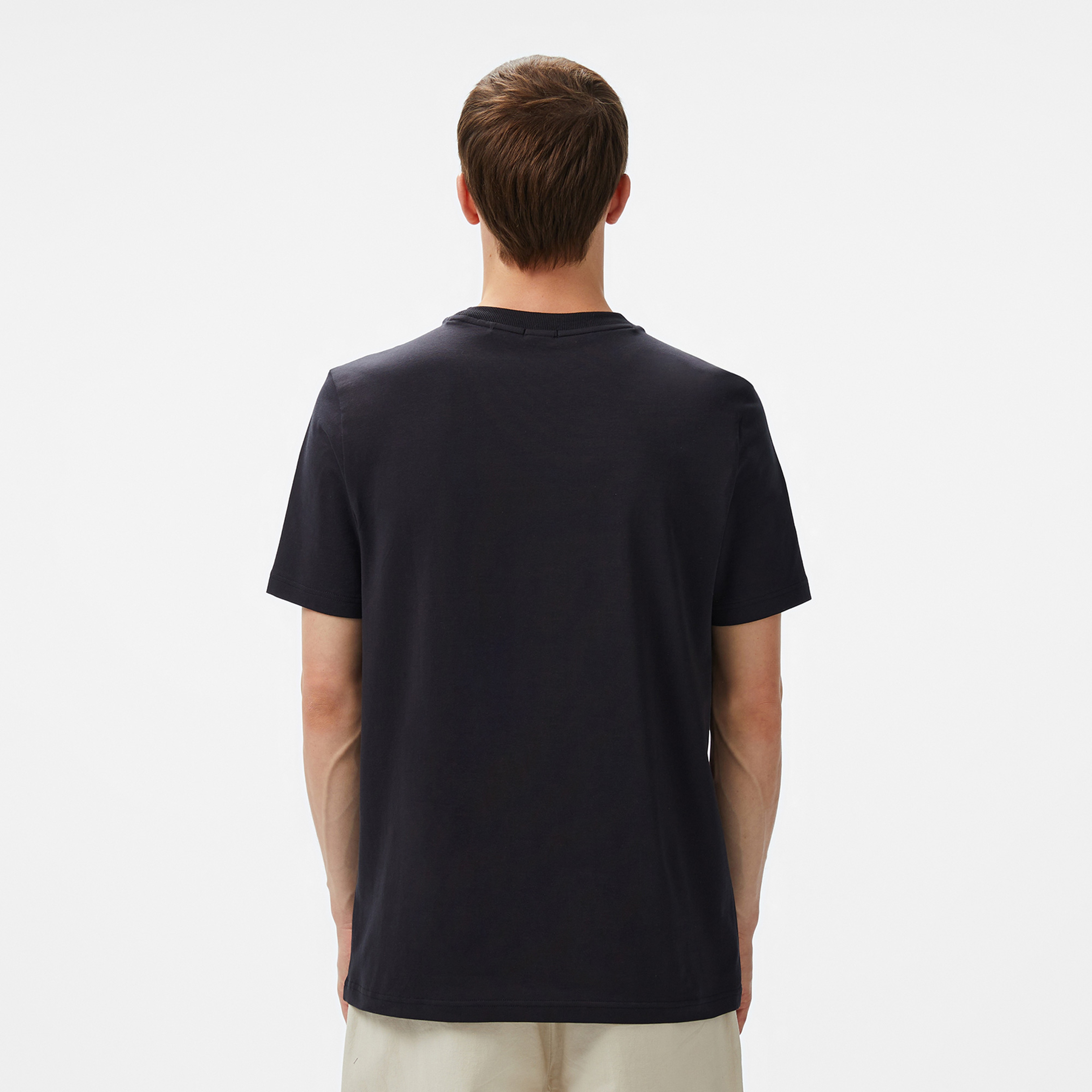 Boss Logo Erkek Lacivert T-Shirt