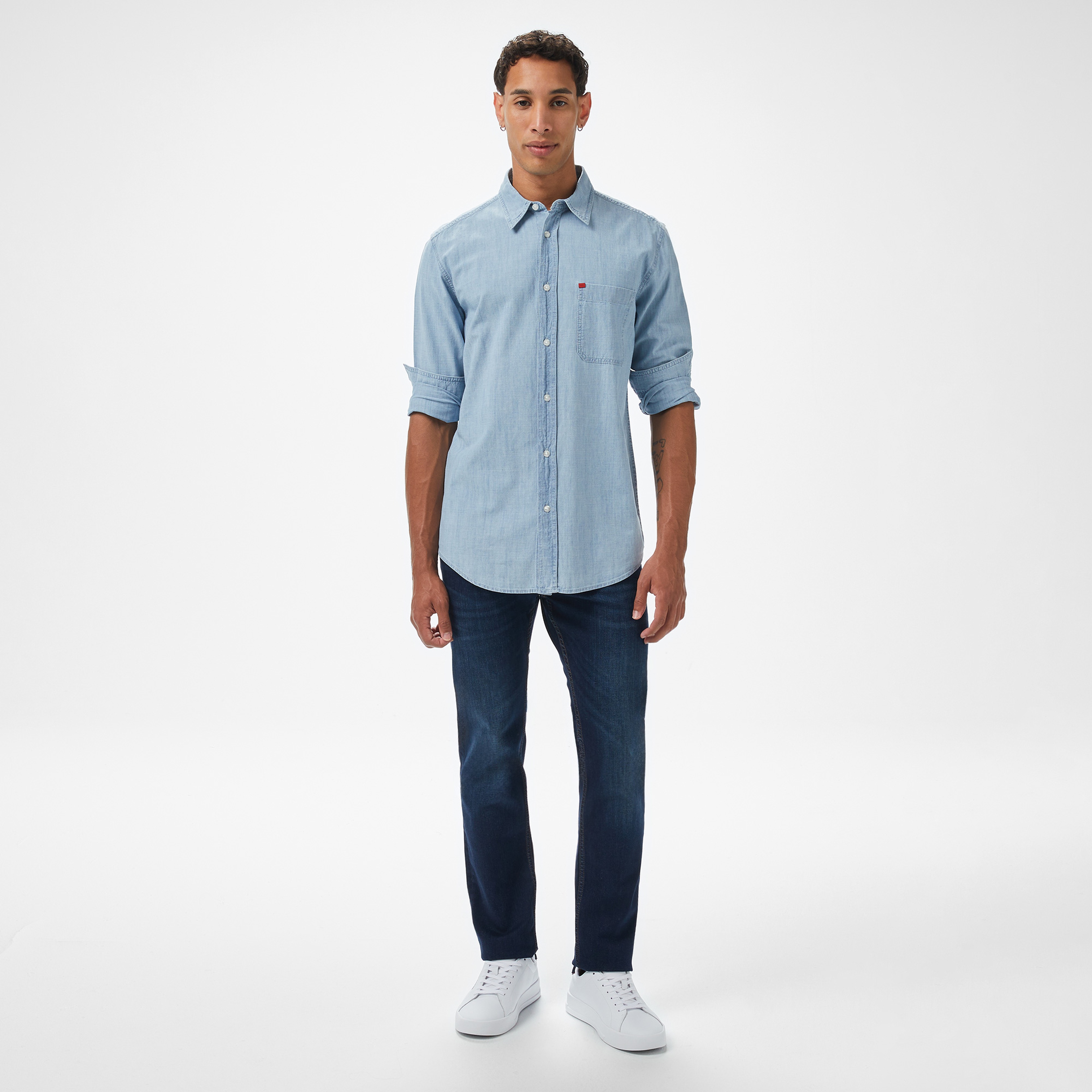 Hugo Erillo Erkek Mavi Gömlek