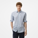 Hugo Valerio Erkek Mavi Çizgili Gömlek