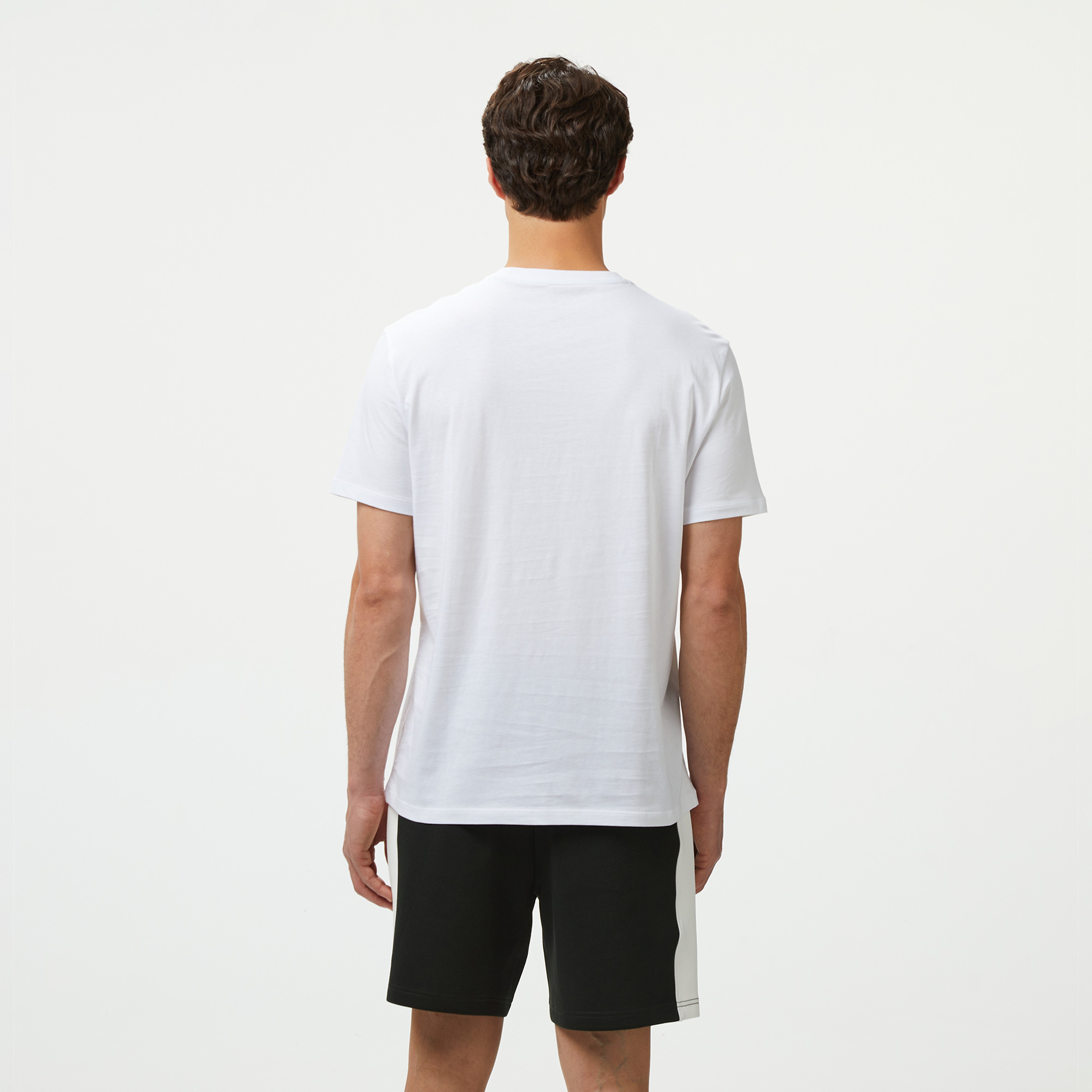 Armani Exchange Erkek Beyaz Bisiklet Yaka T-Shirt