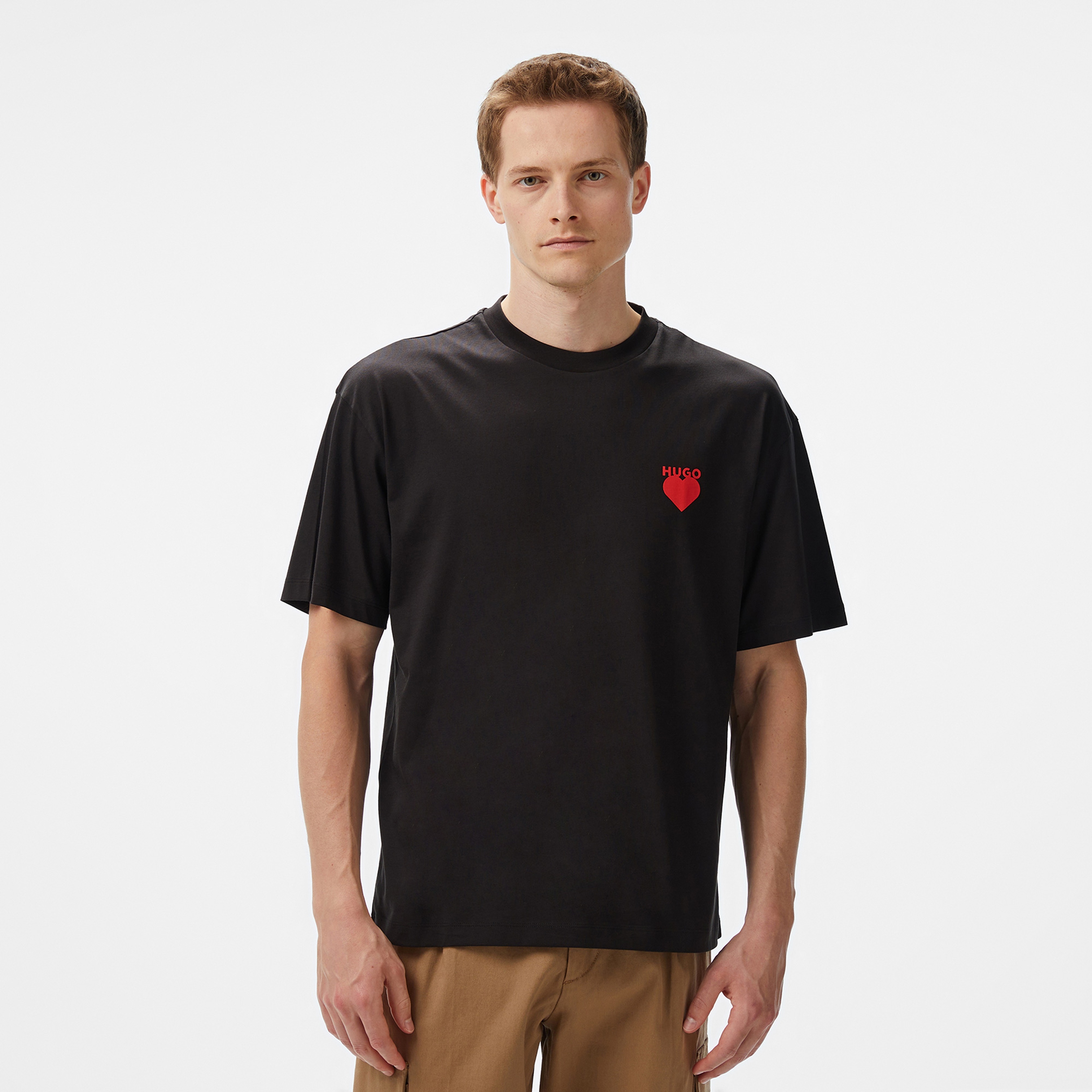 Hugo Dewdam Erkek Siyah T-Shirt