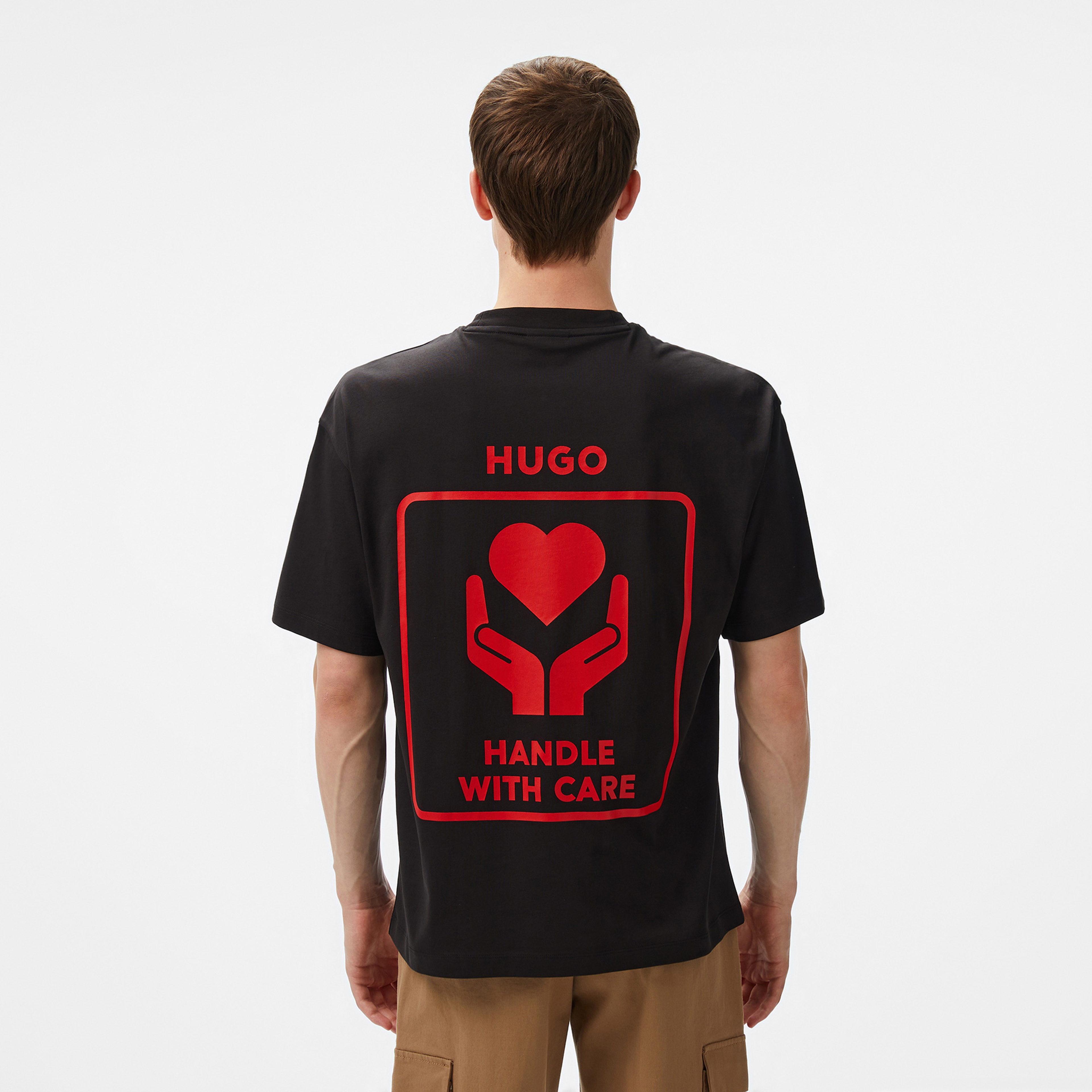 Hugo Dewdam Erkek Siyah T-Shirt