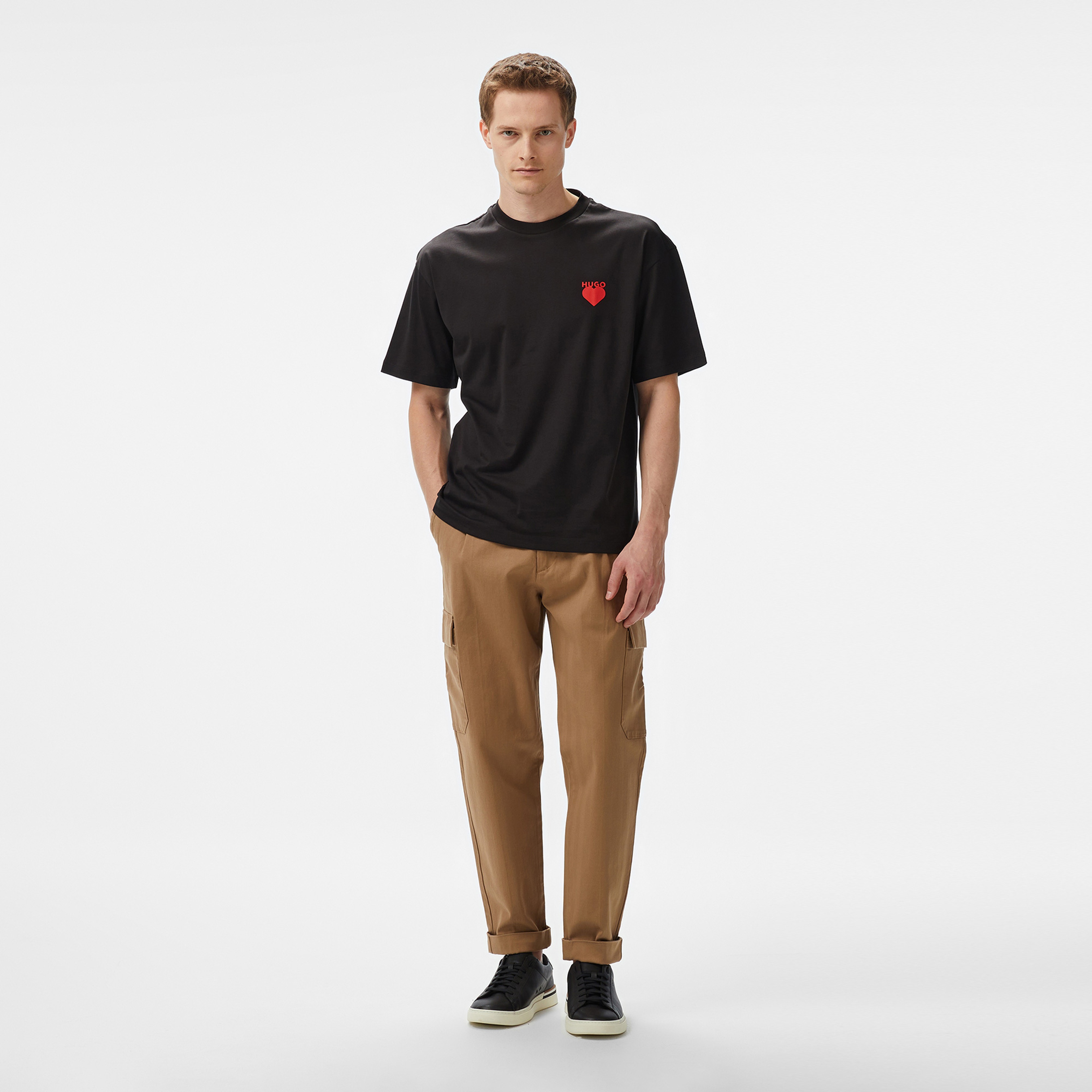 Hugo Dewdam Erkek Siyah T-Shirt