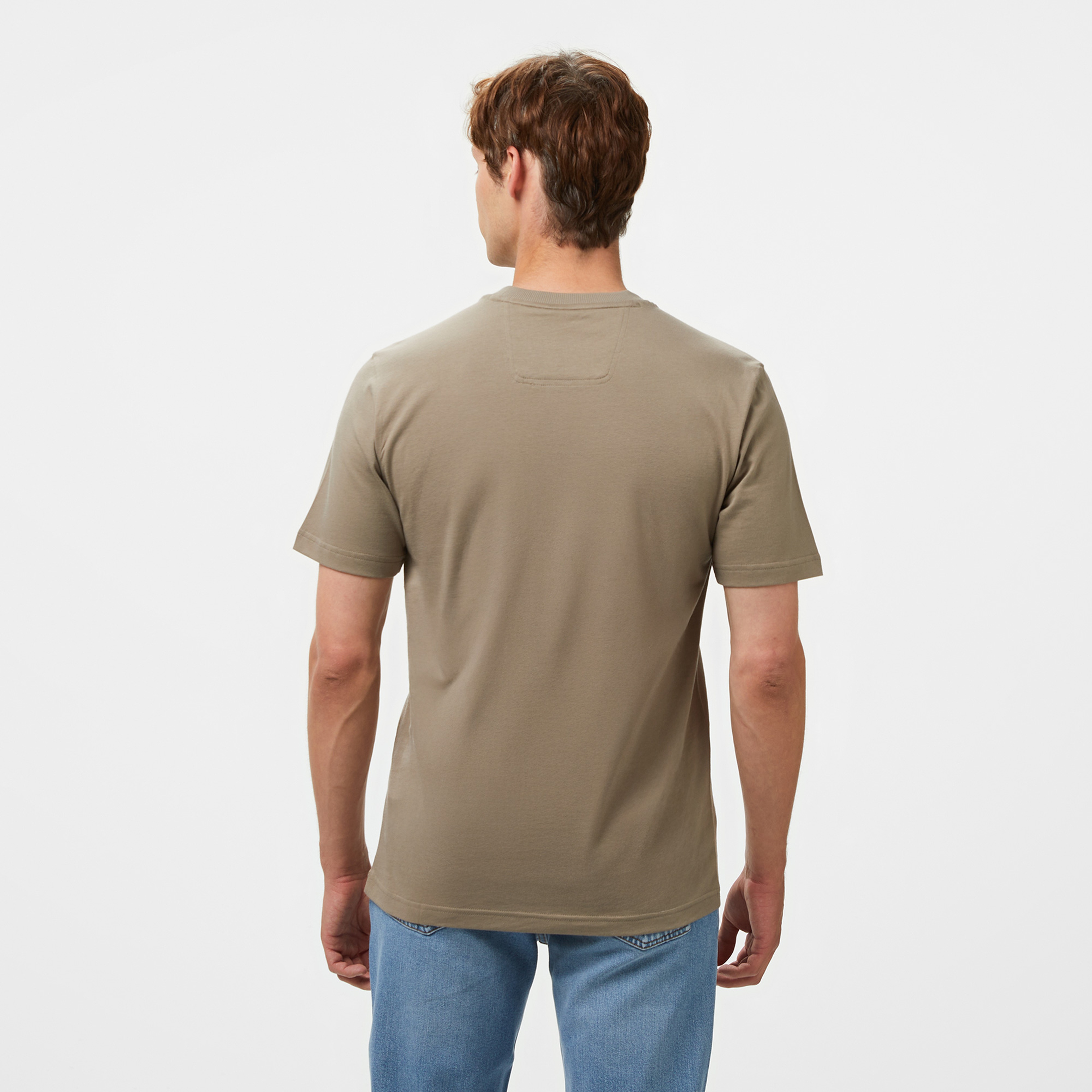 Boss Erkek Haki T-Shirt