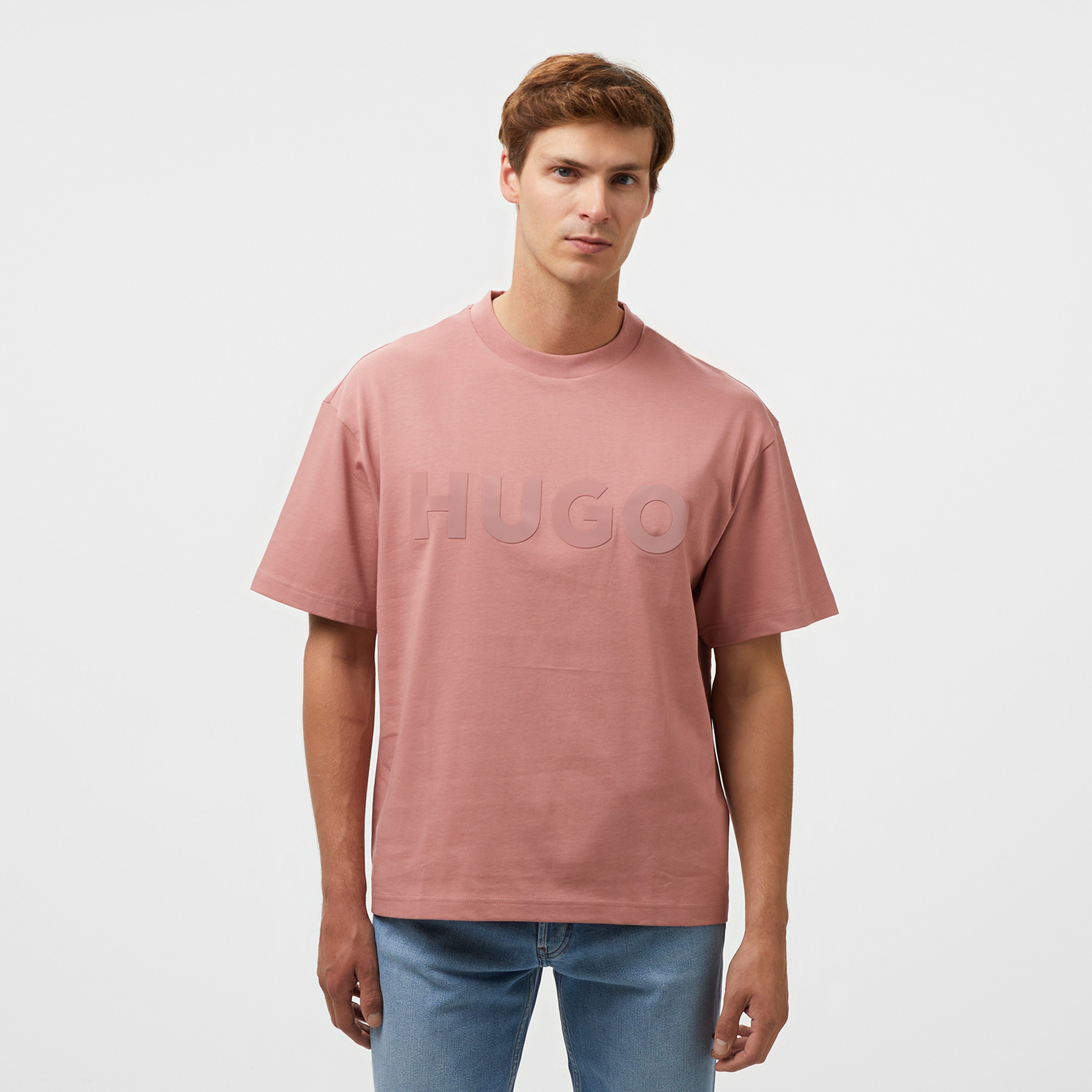 Hugo Erkek Pembe T-Shirt