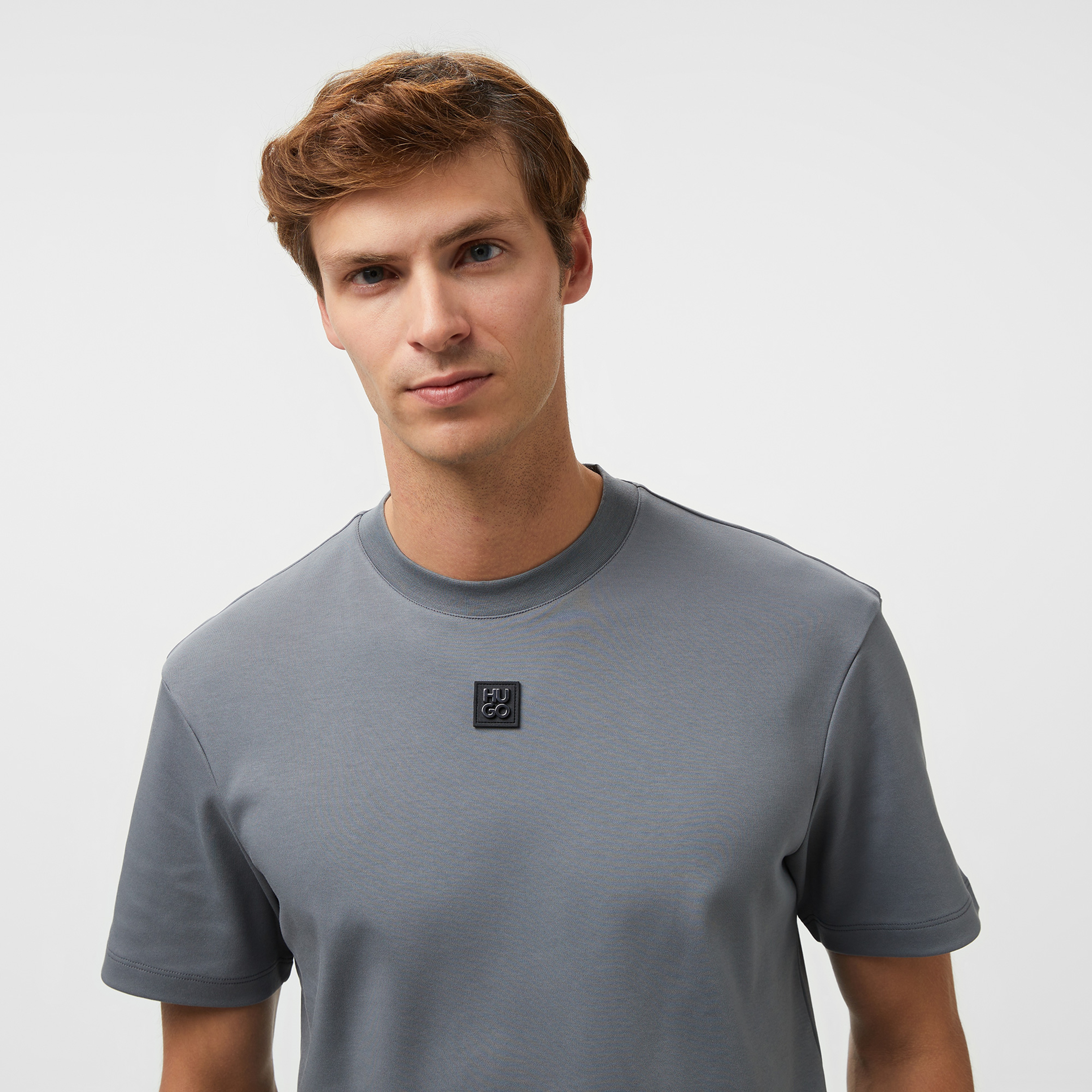 Hugo Erkek Gri T-Shirt