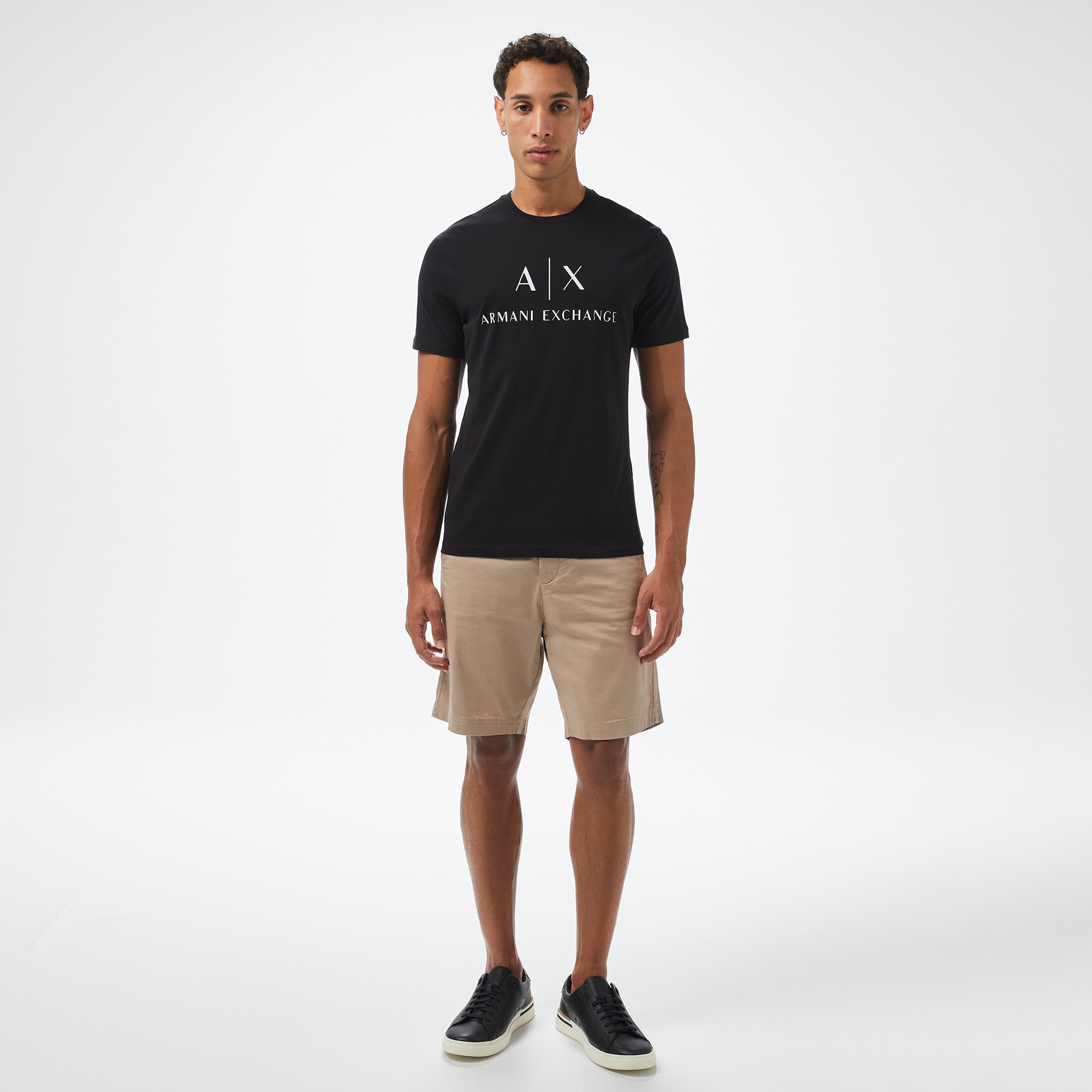 Armani Exchange Erkek Siyah T-Shirt