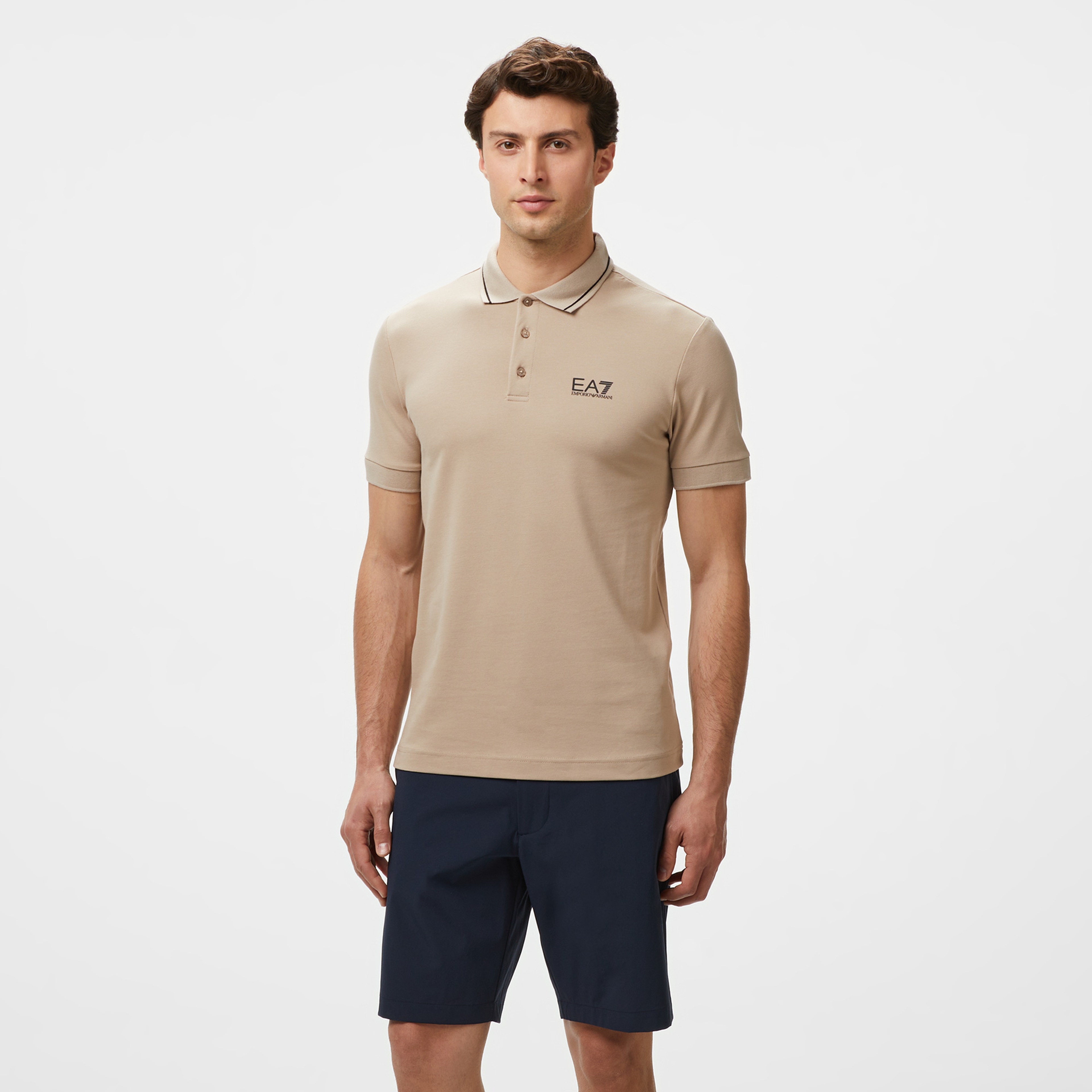 EA7 Erkek Bej Polo