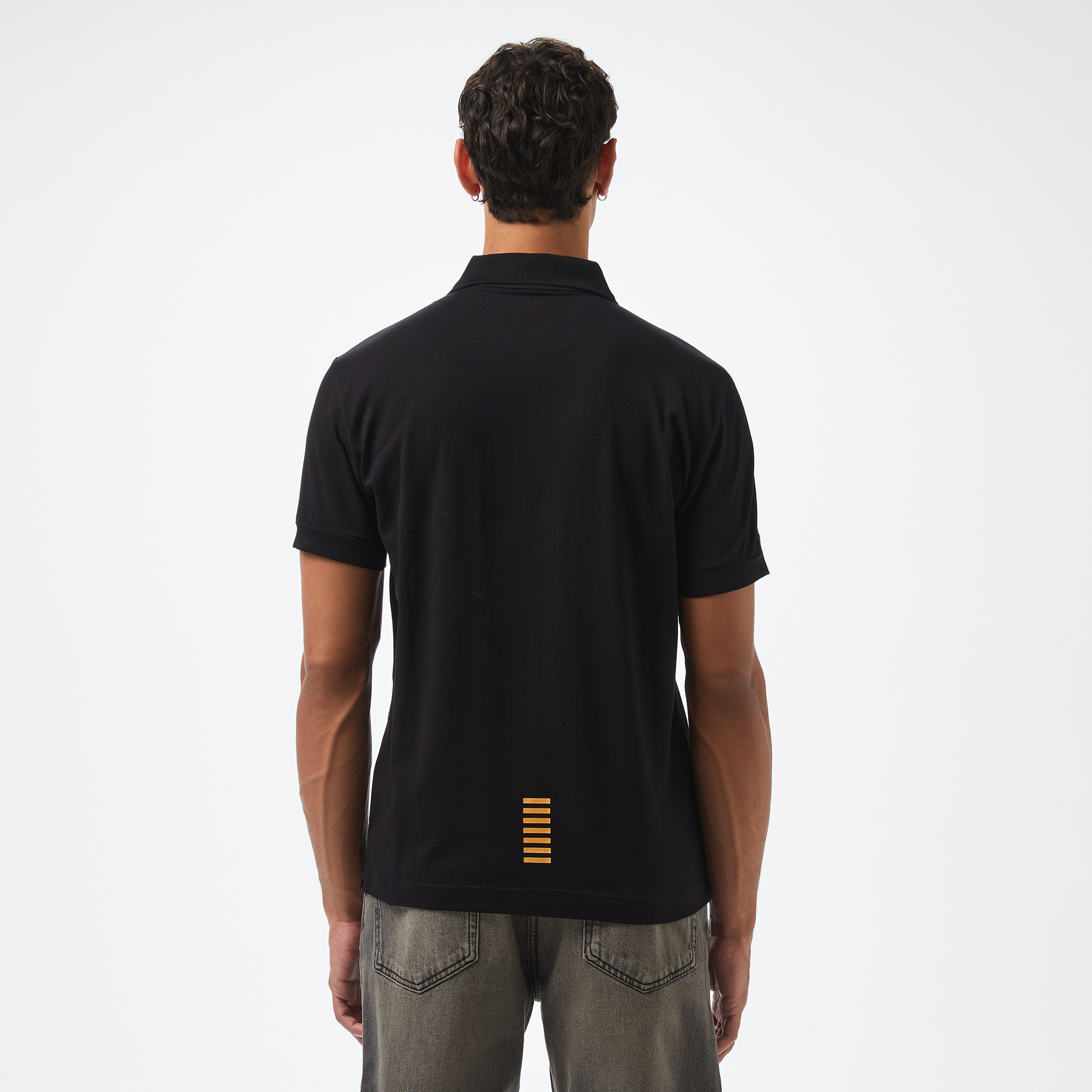 EA7 Erkek Siyah Polo