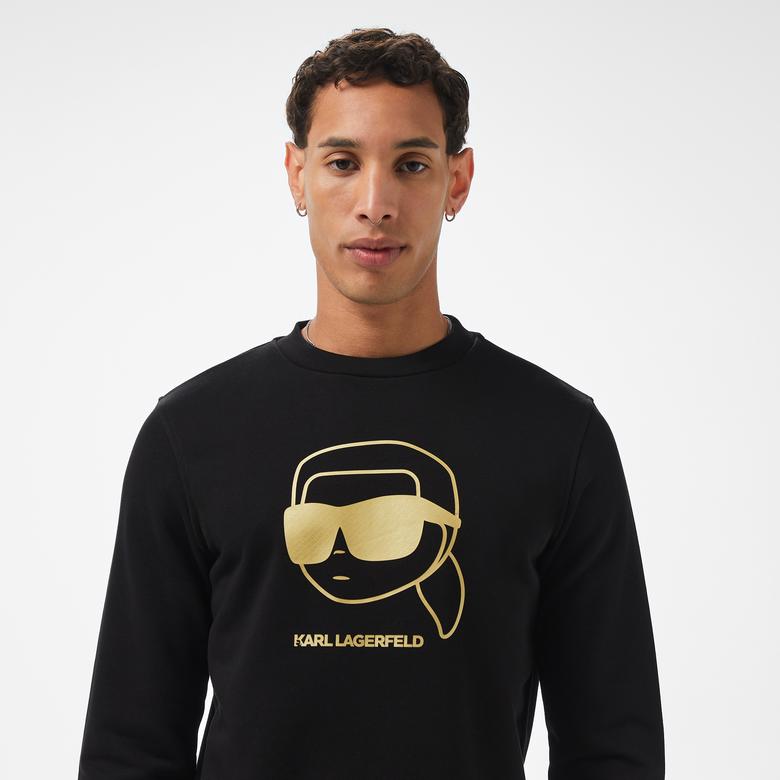 Karl Lagerfeld Erkek Siyah Sweatshirt