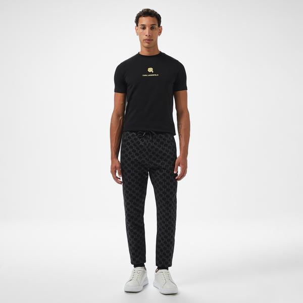 Karl Lagerfeld Erkek Siyah Eşofman Altı