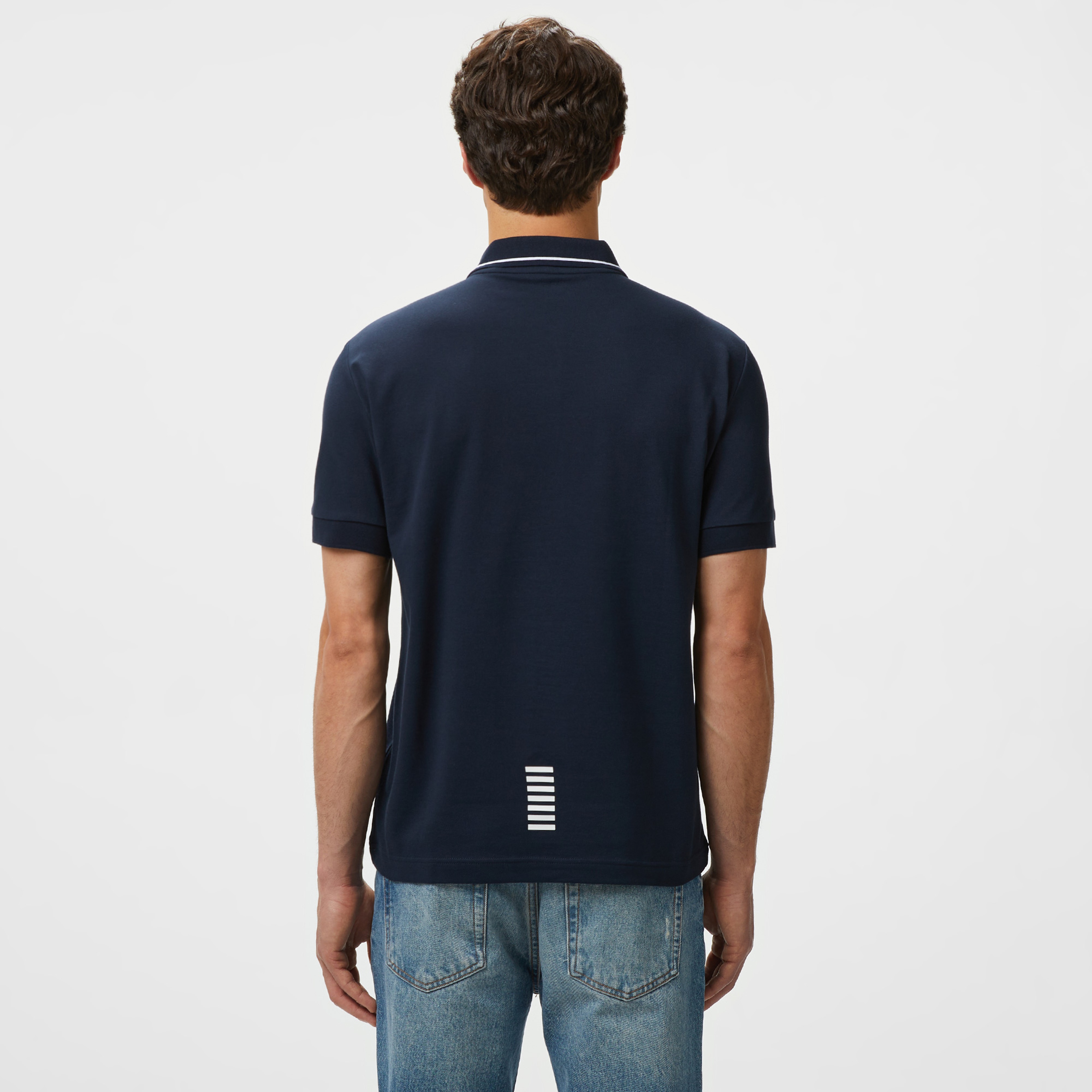 EA7 Erkek Mavi Polo