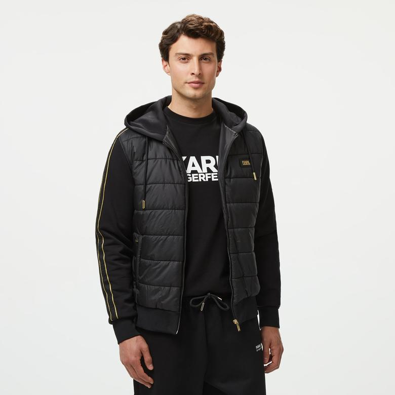 Karl Lagerfeld Erkek Siyah Mont