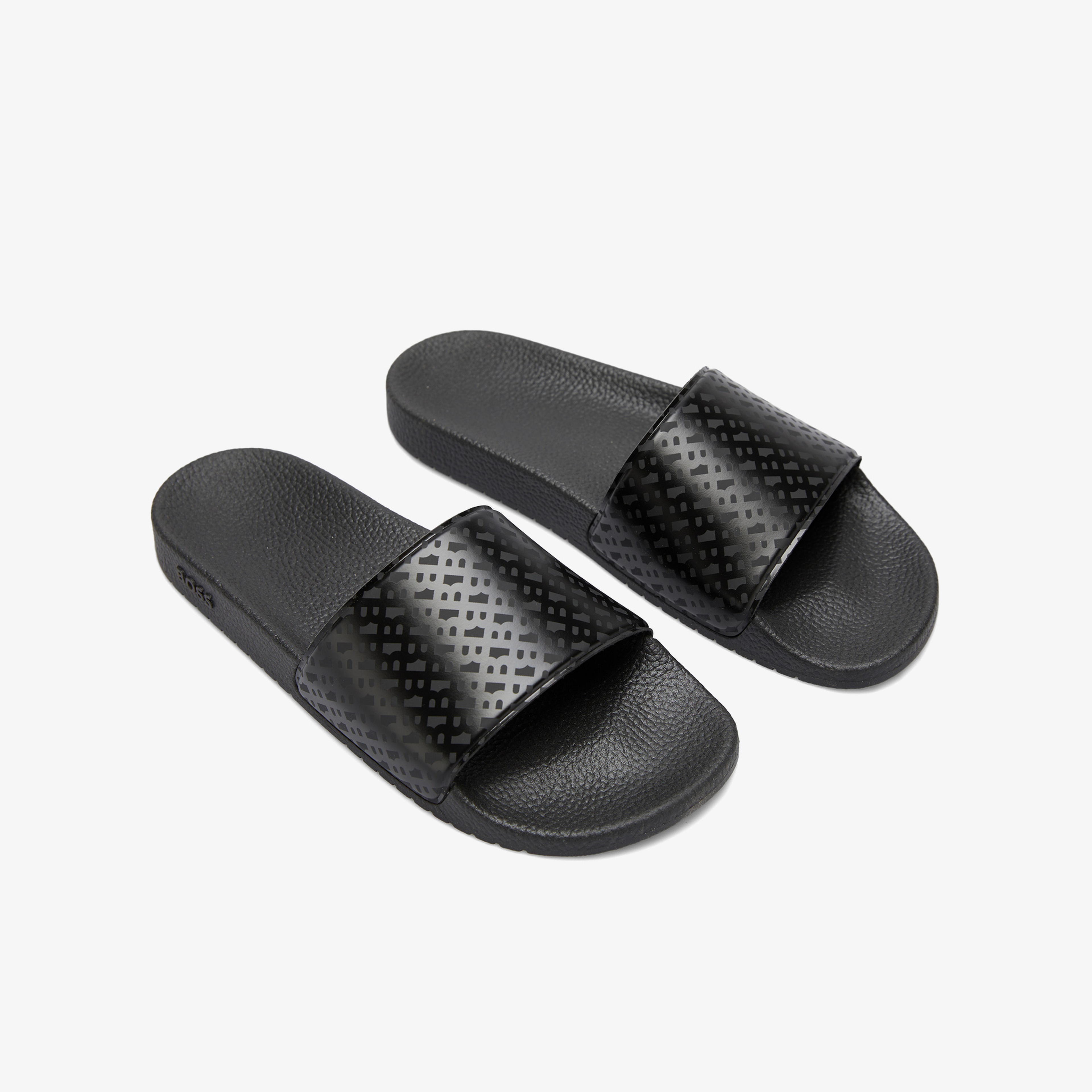 Boss Aryeh Slid Erkek Siyah Terlik