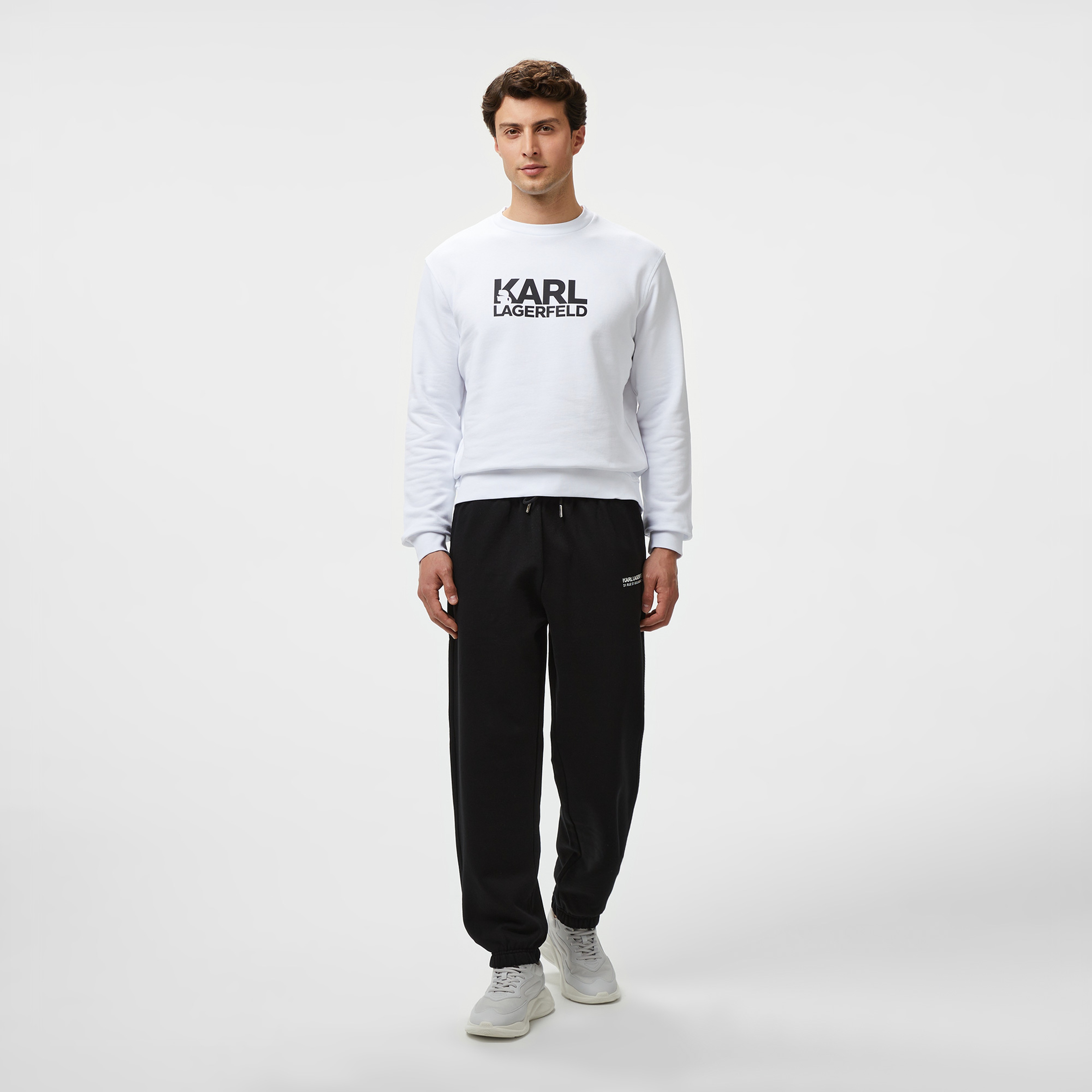 Karl Lagerfeld Erkek Siyah Eşofman Altı