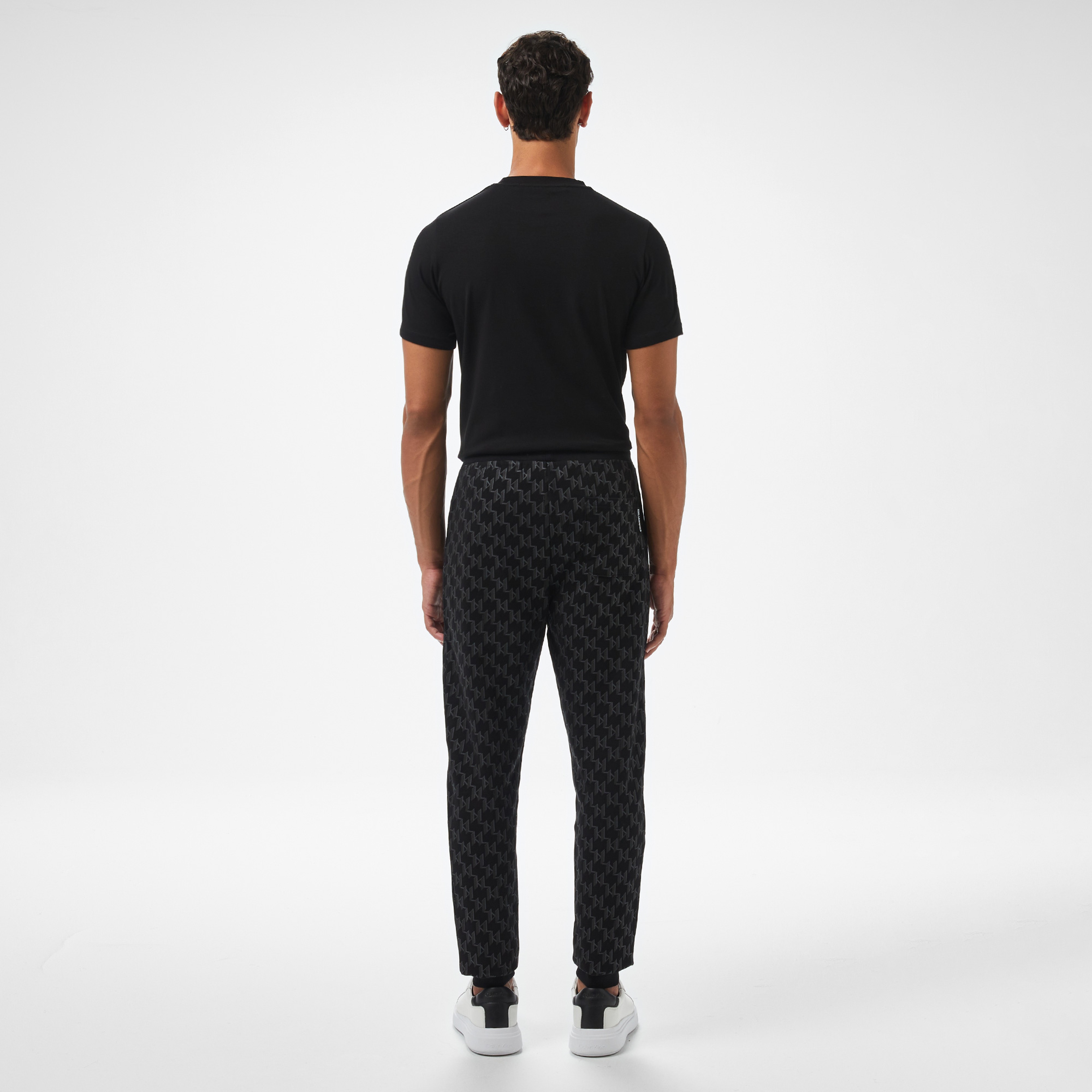 Karl Lagerfeld Erkek Siyah Eşofman Altı