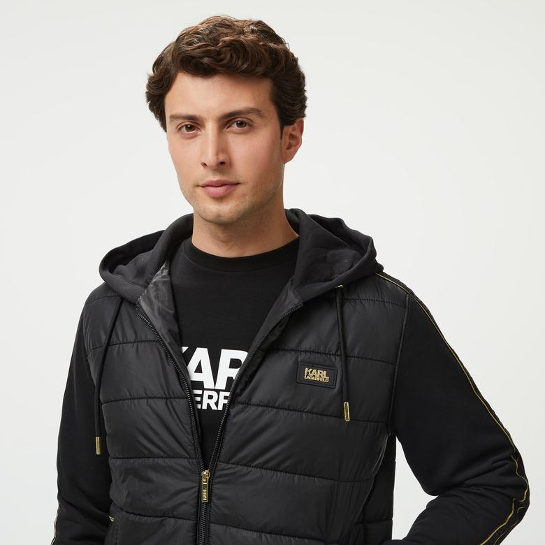 Karl Lagerfeld Erkek Siyah Mont