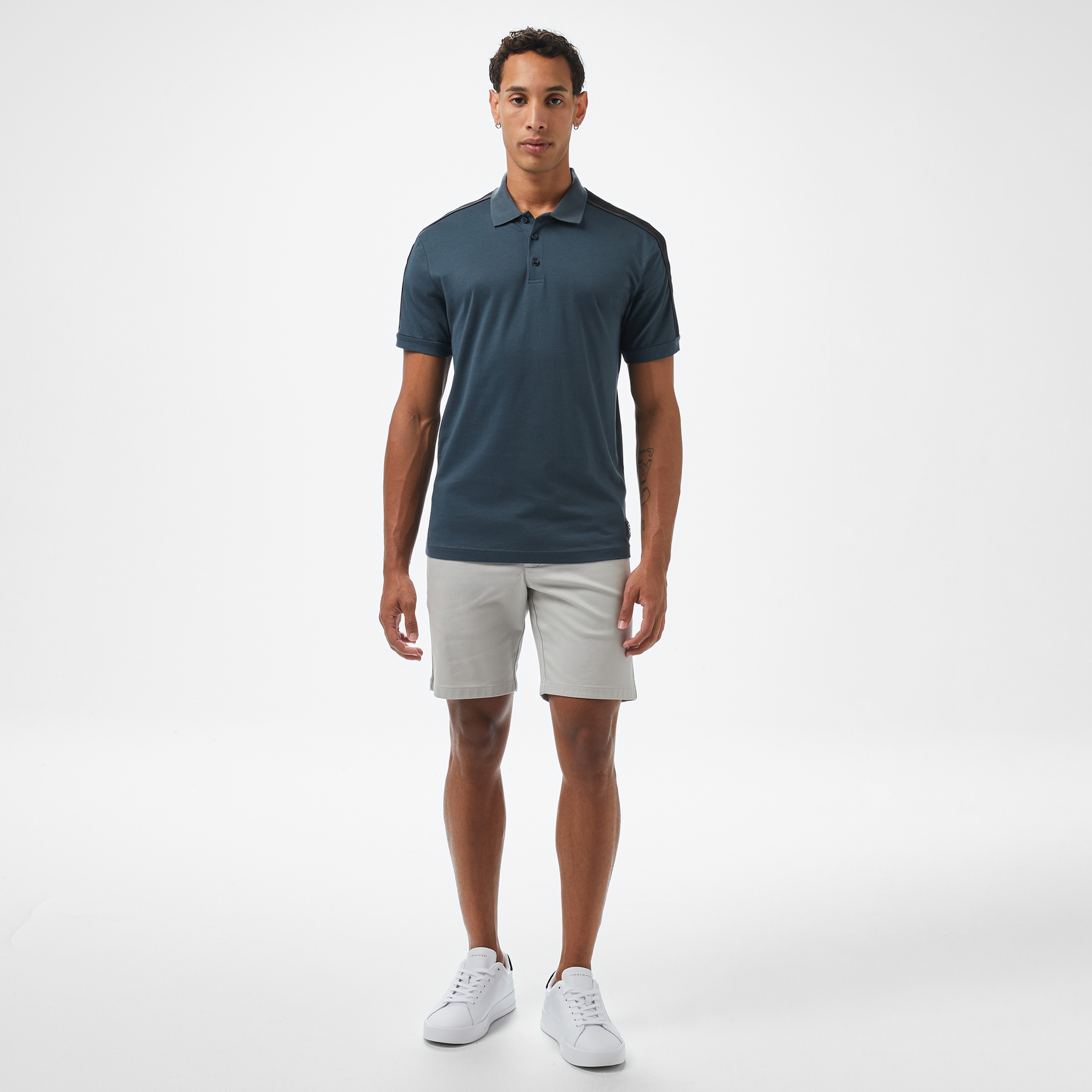 EA7 Erkek Siyah Polo